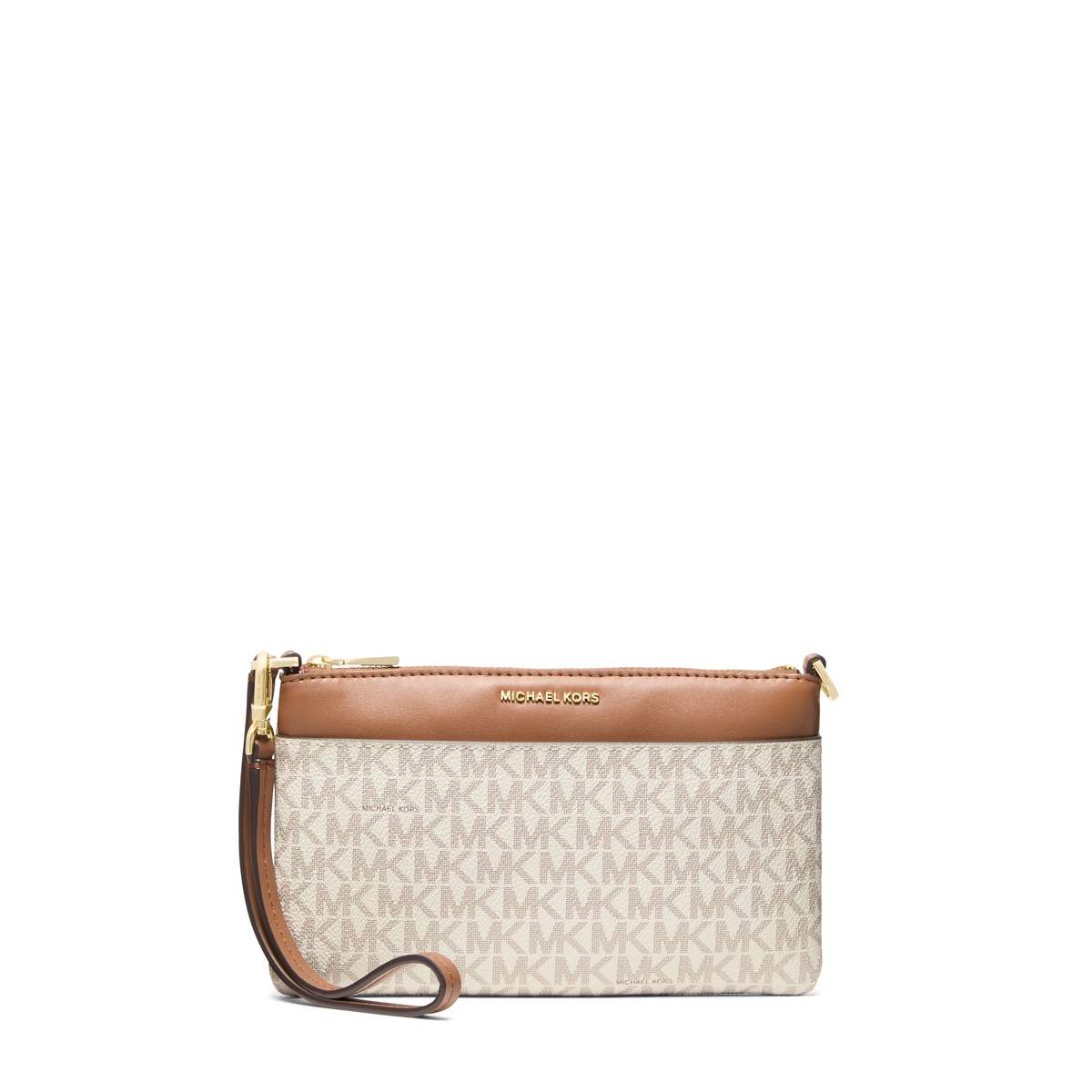 Jet Set Medium Signature Logo Wristlet