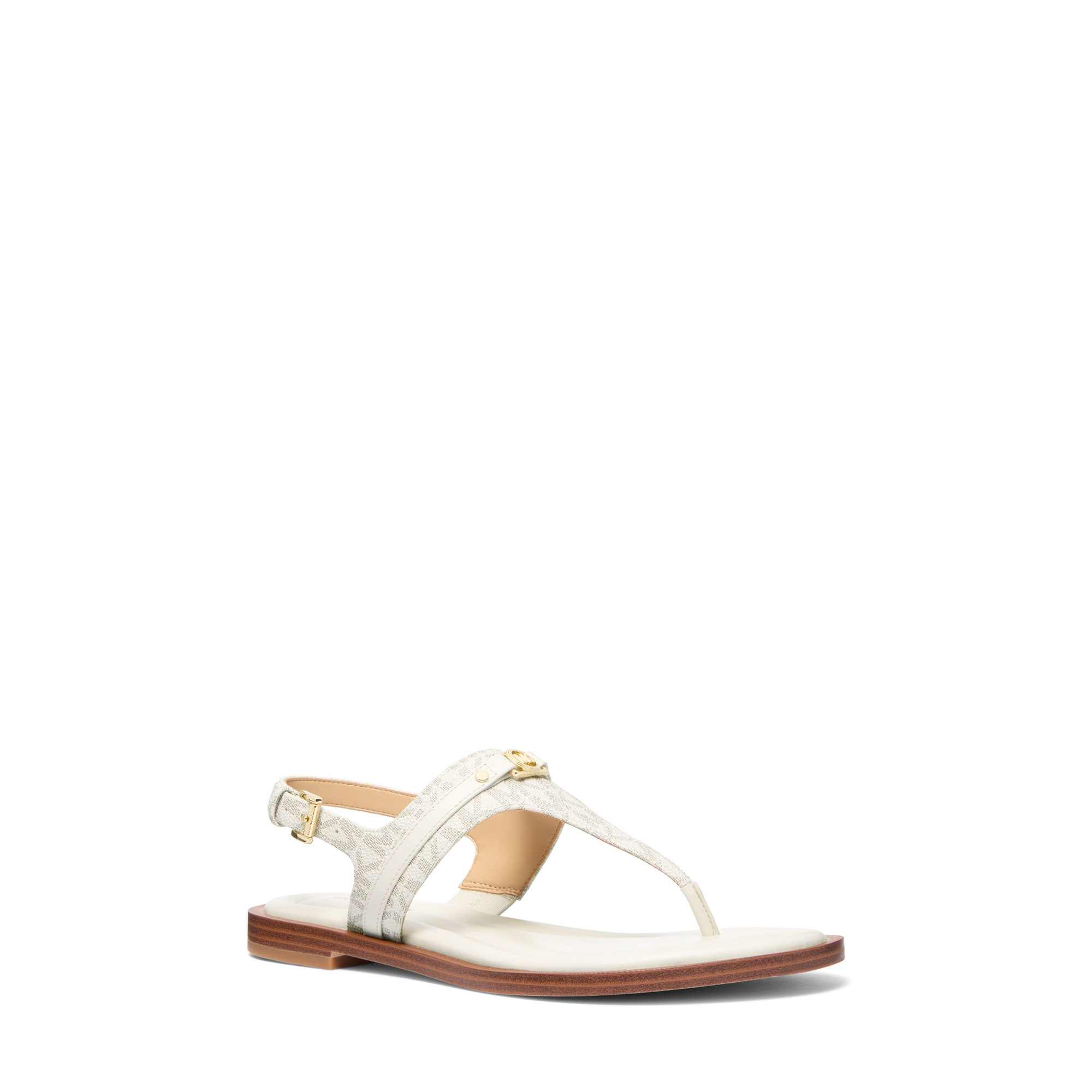 Mandy Signature Logo T-Strap Sandal