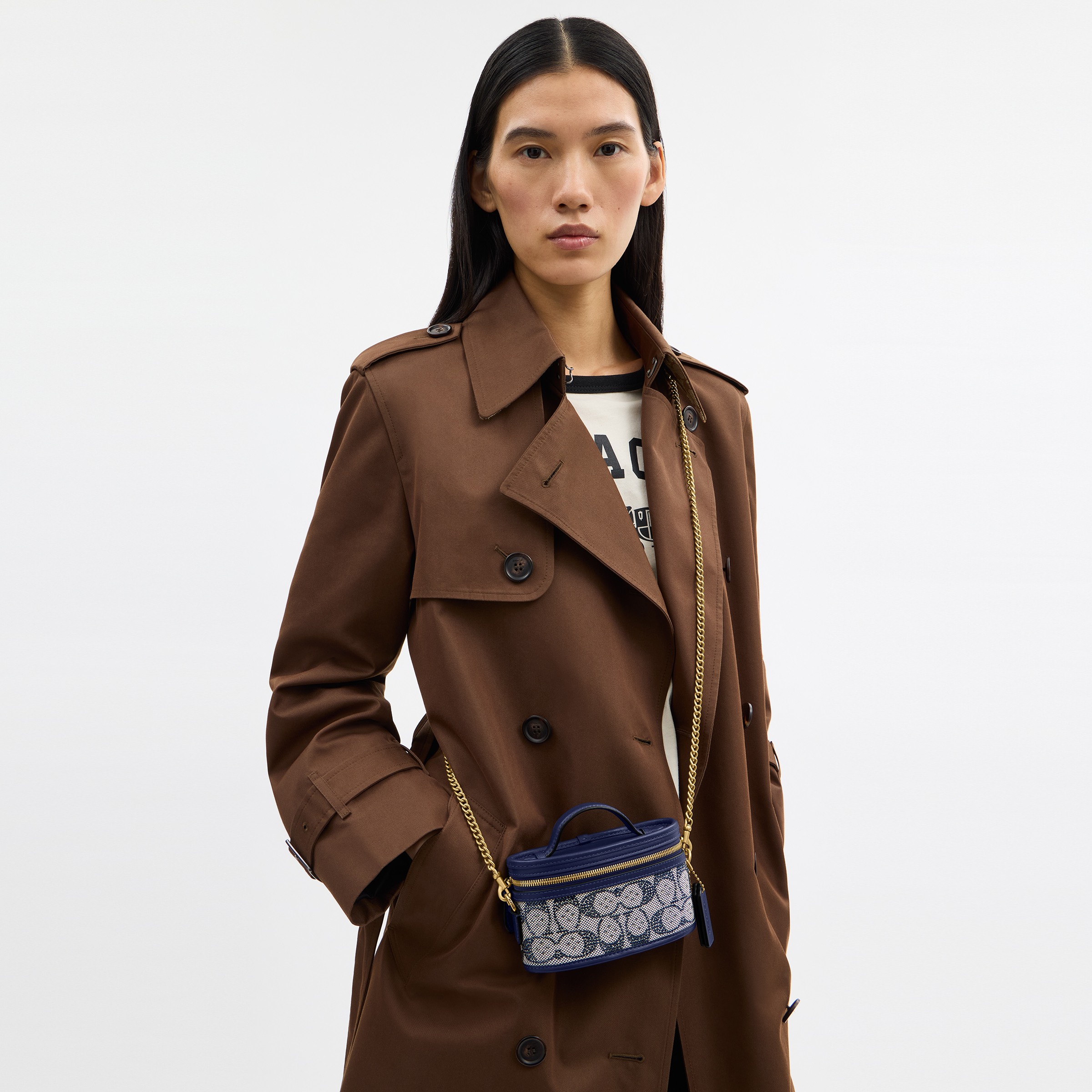 Trail Bag 15 In Crystal Signature Jacquard