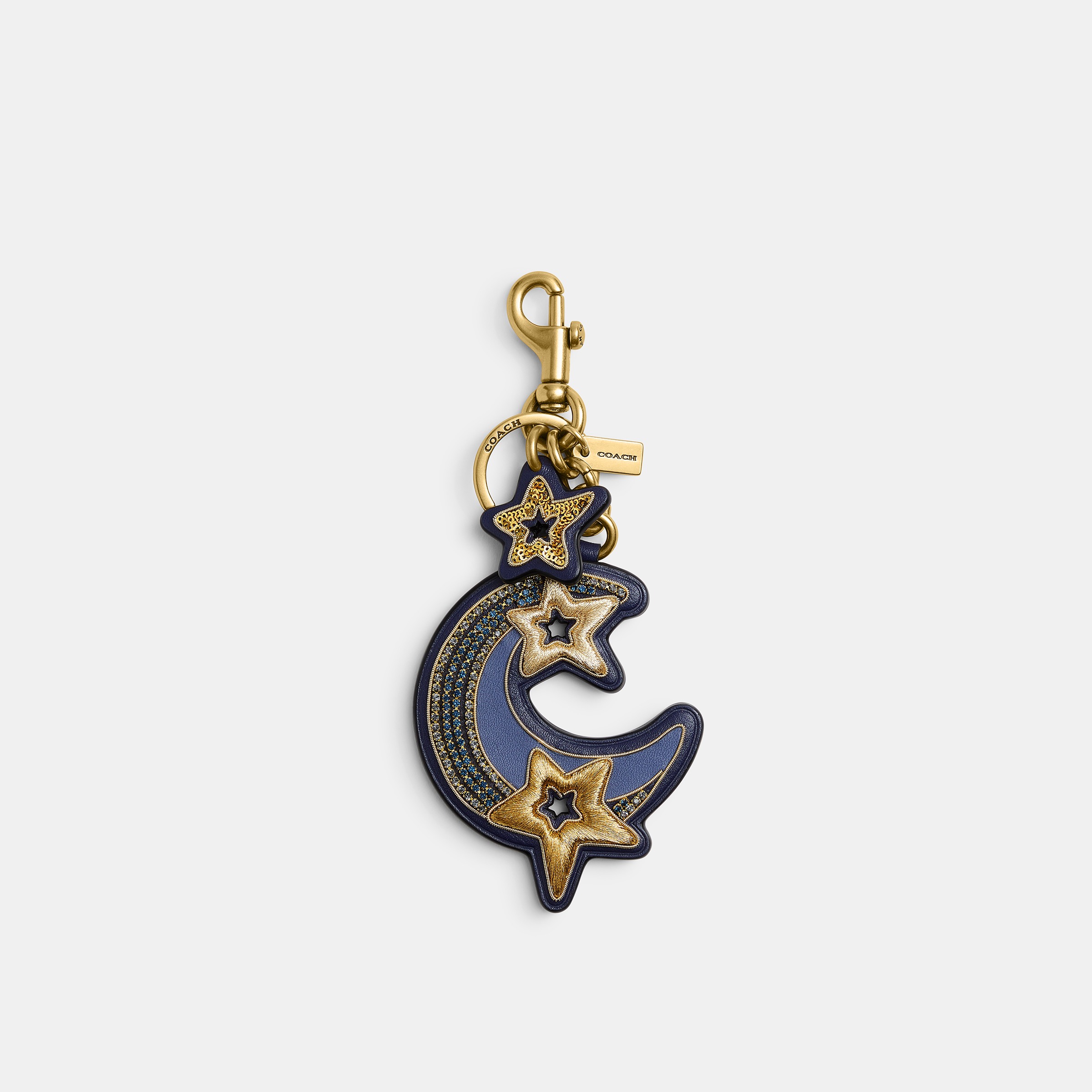 Moon And Star Bag Charm
