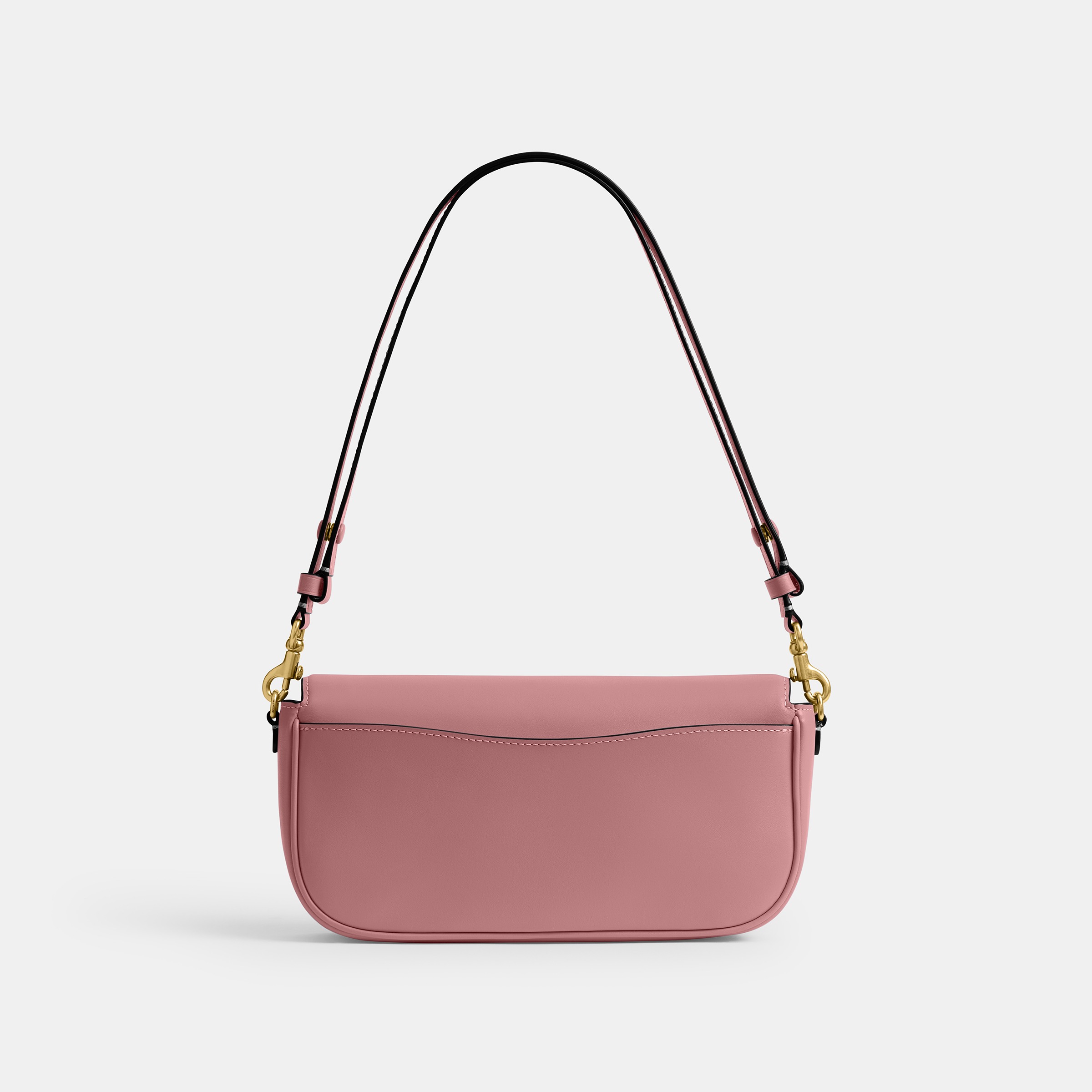Refined Calf Leather Brook Flap Chain Bag
