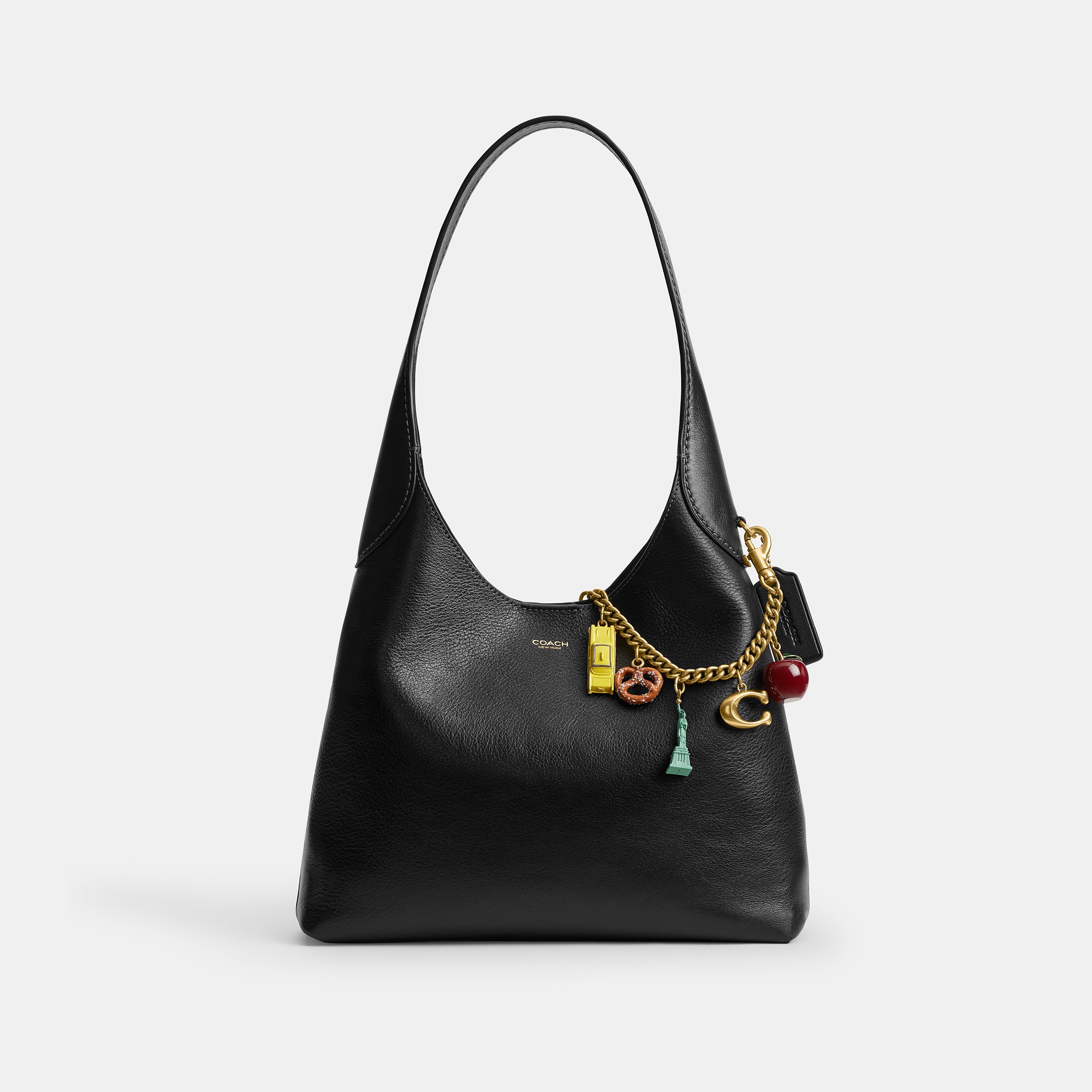 New York Motif Chain Bag Charm