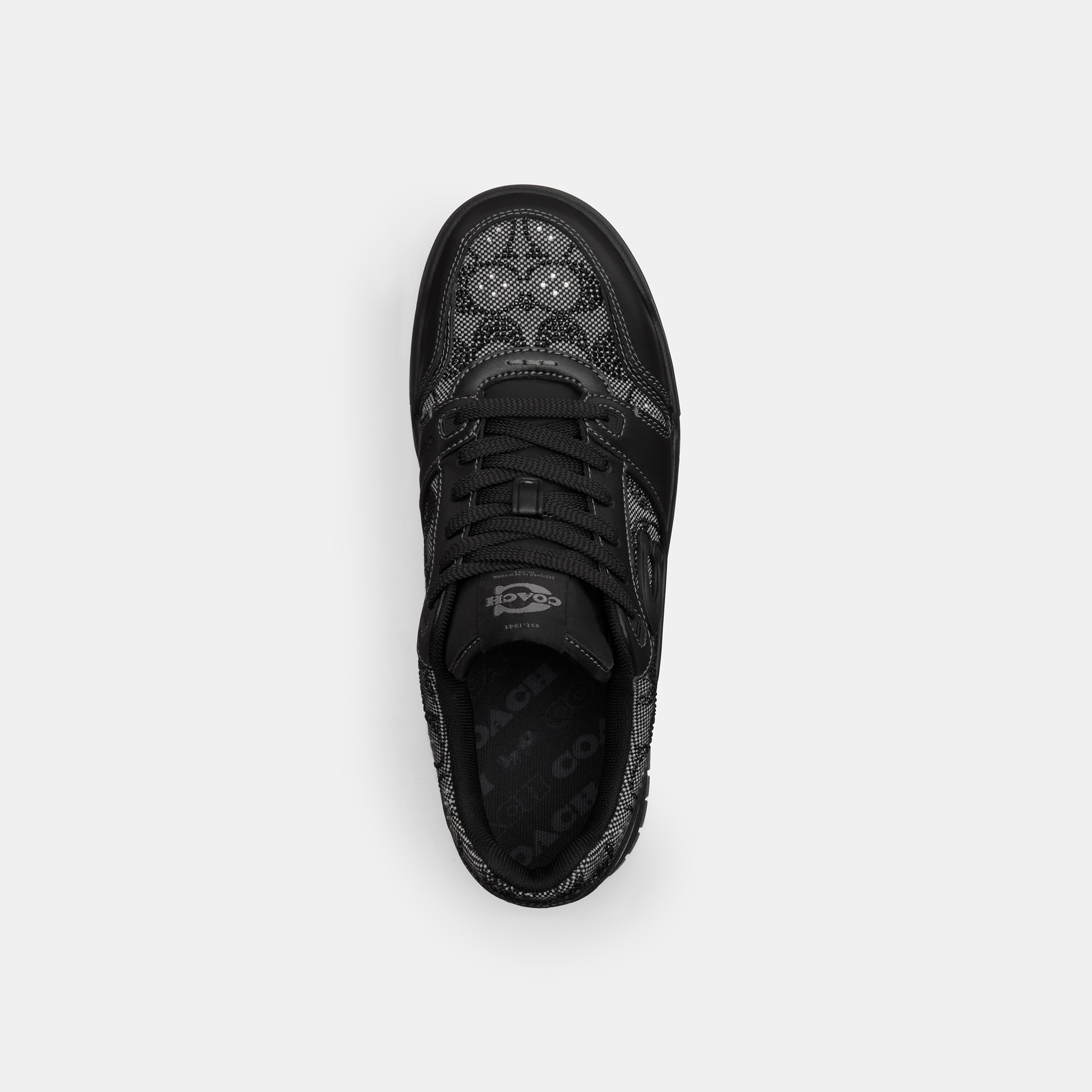Soho Sneaker In Crystal Signature Jacquard
