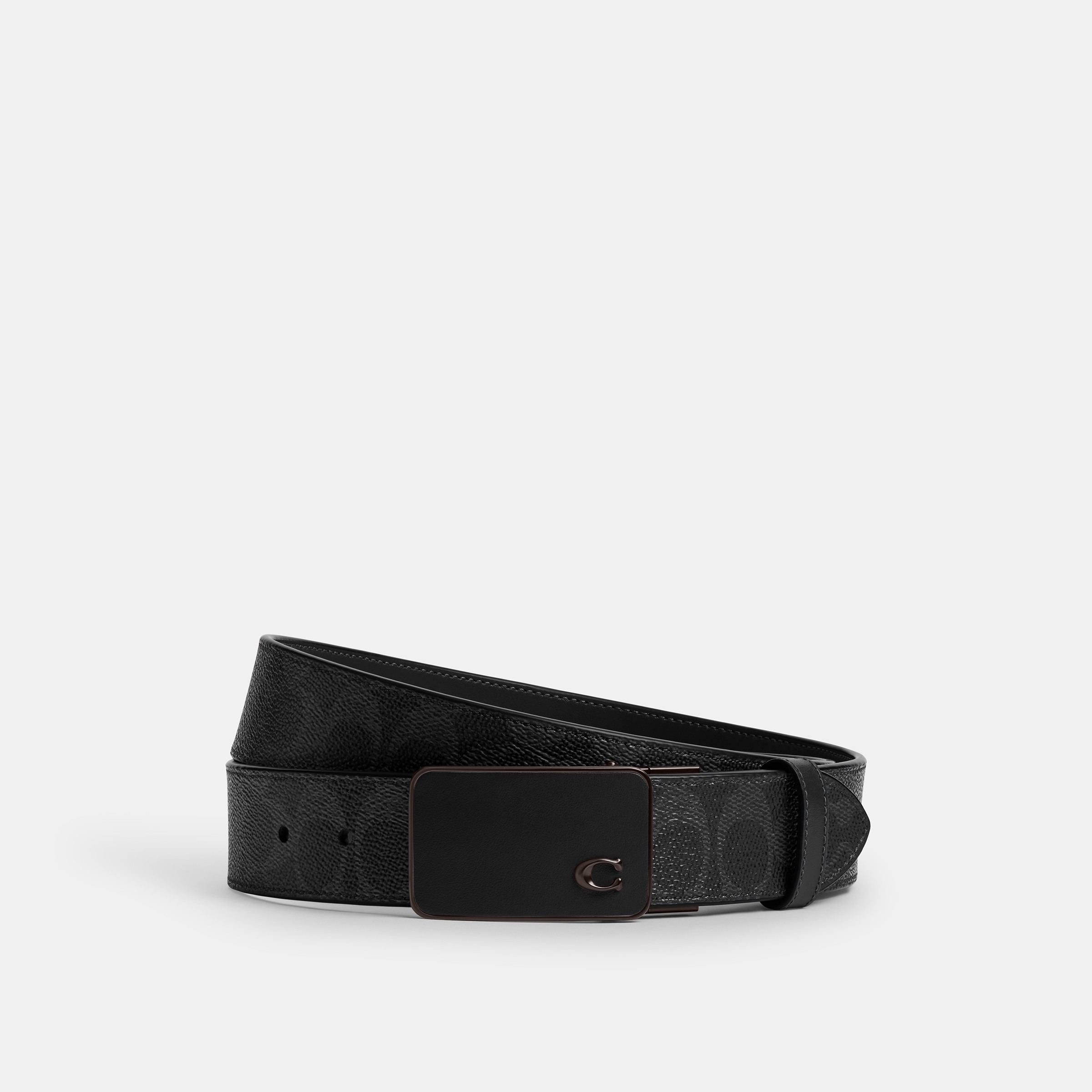 Signature Plaque Buckle Reversible Belt 38 Mm