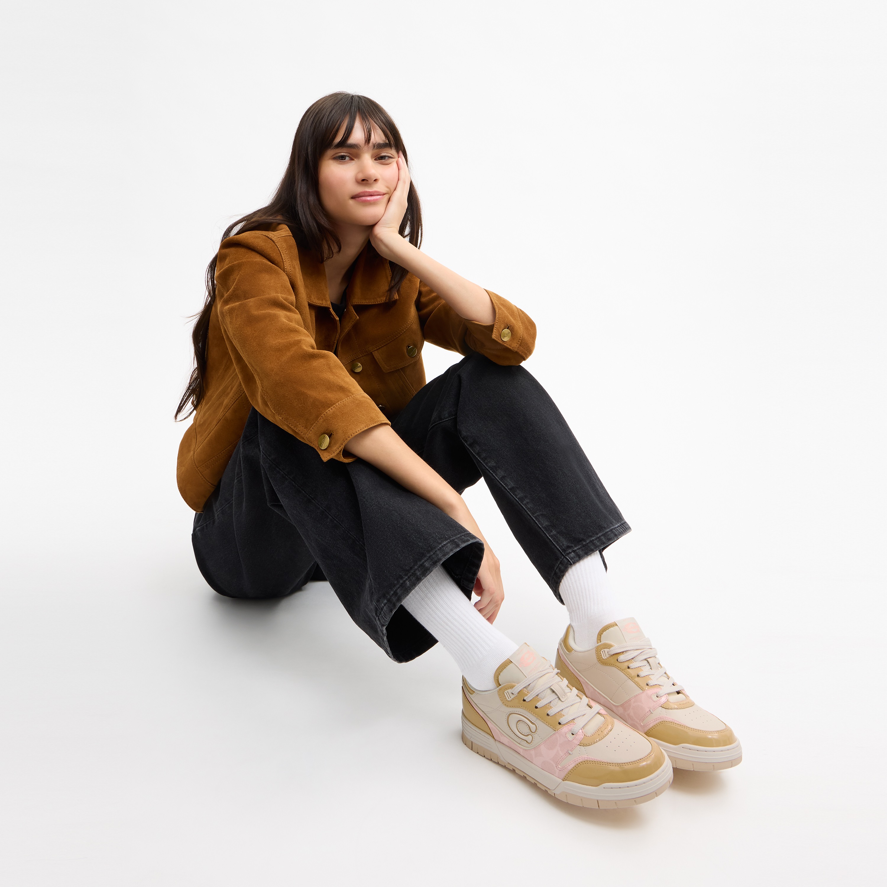 Soho Sneaker With Patent Signature