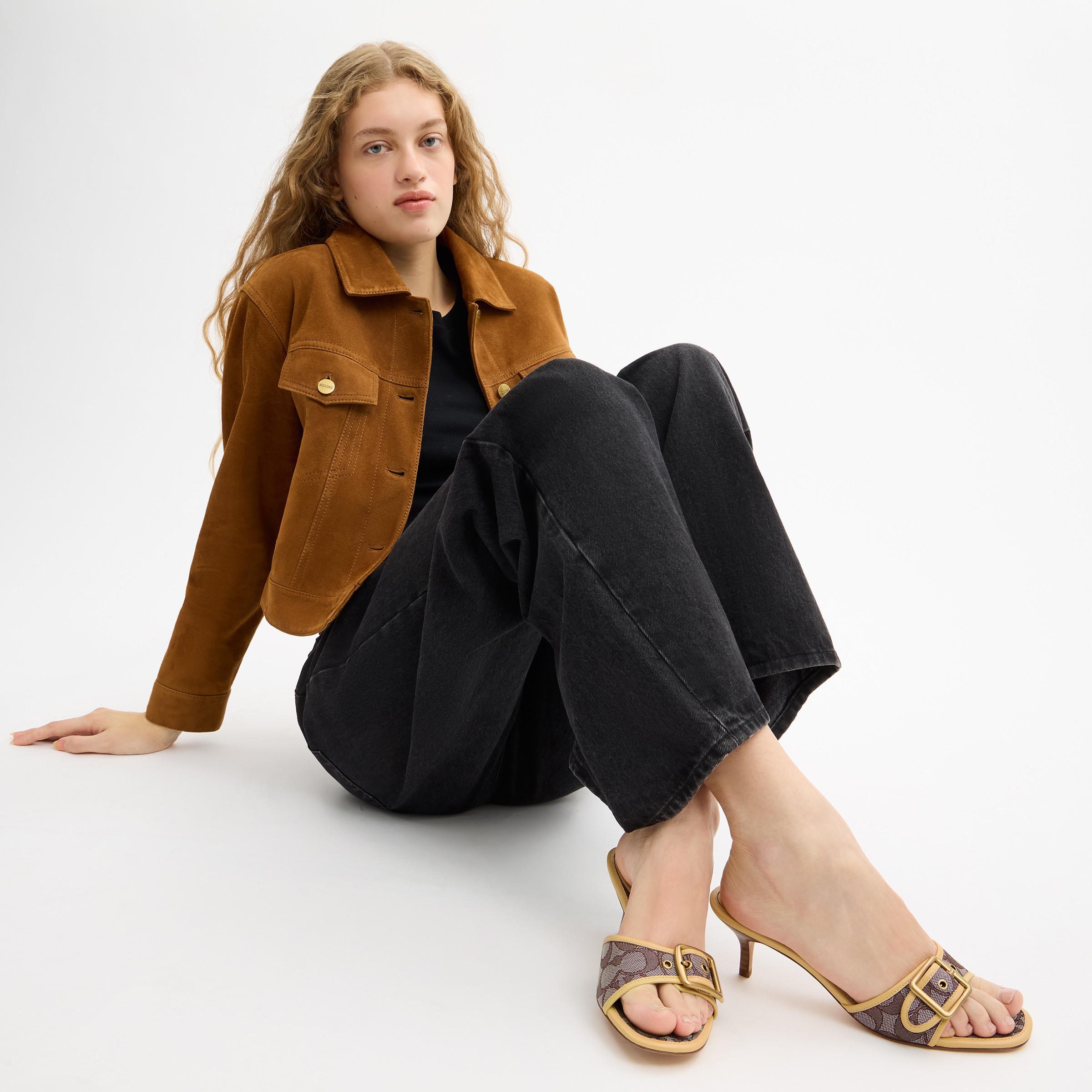 Margot Sandal In Signature Jacquard