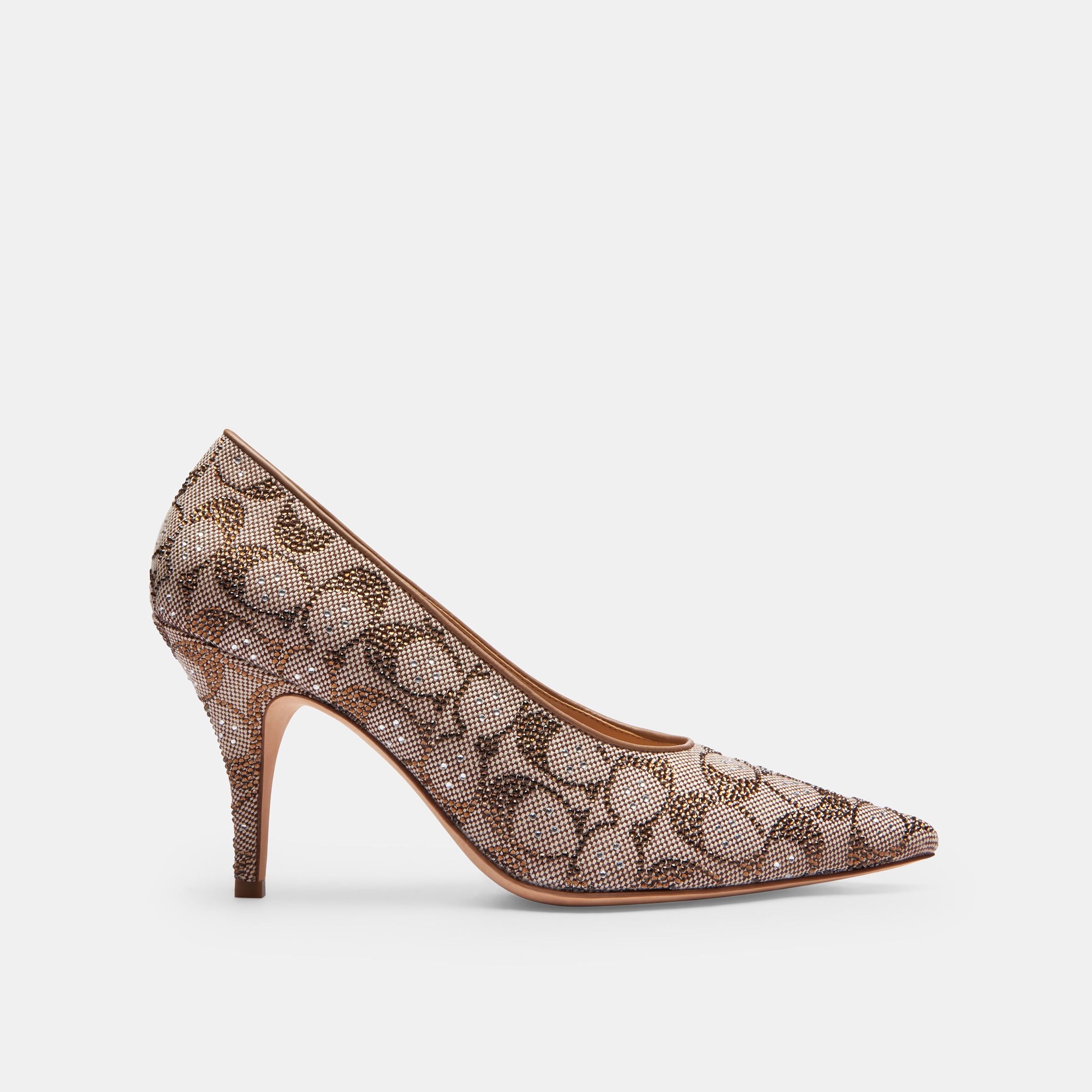 Daisy Pump In Crystal Signature Jacquard