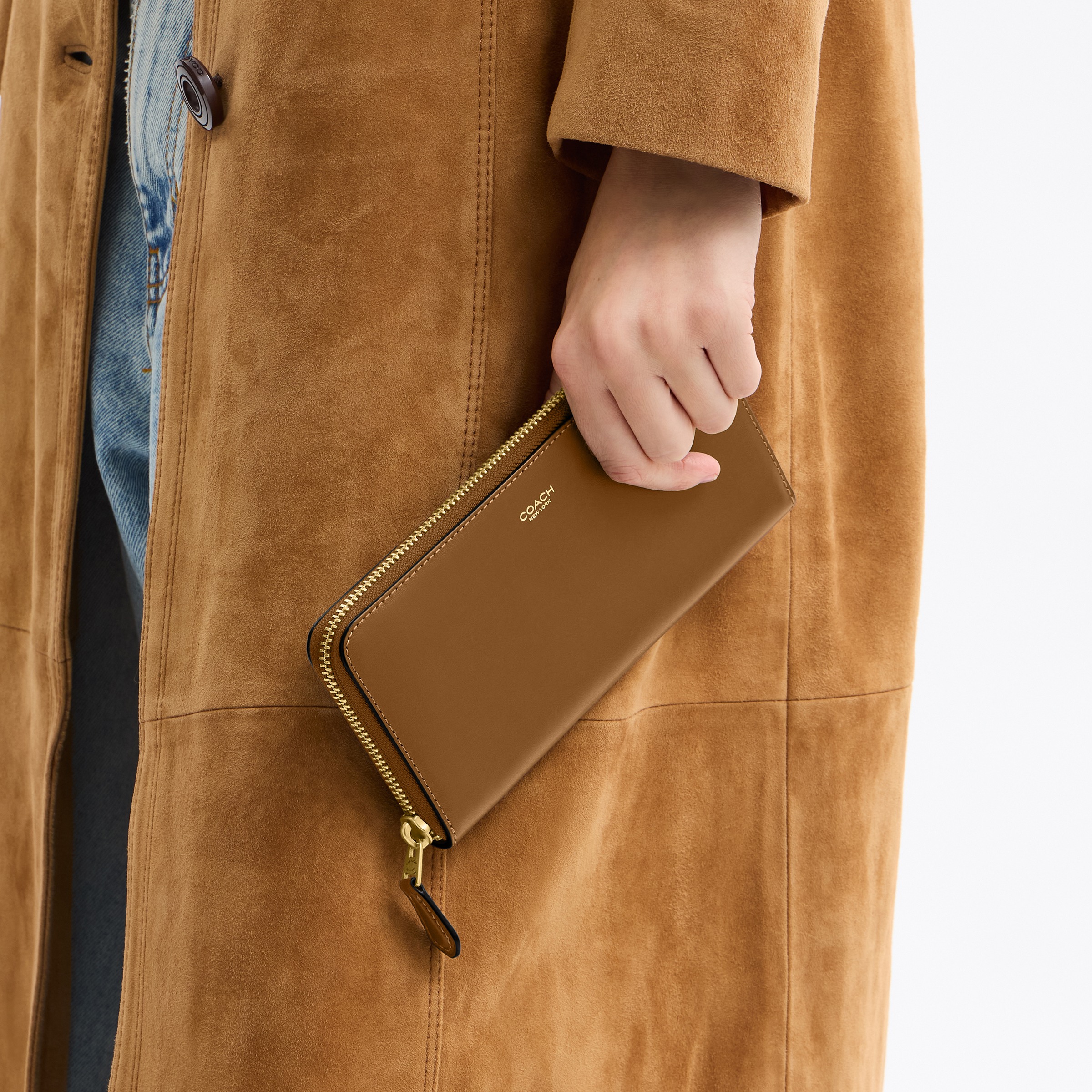 New York Slim Accordion Zip Wallet