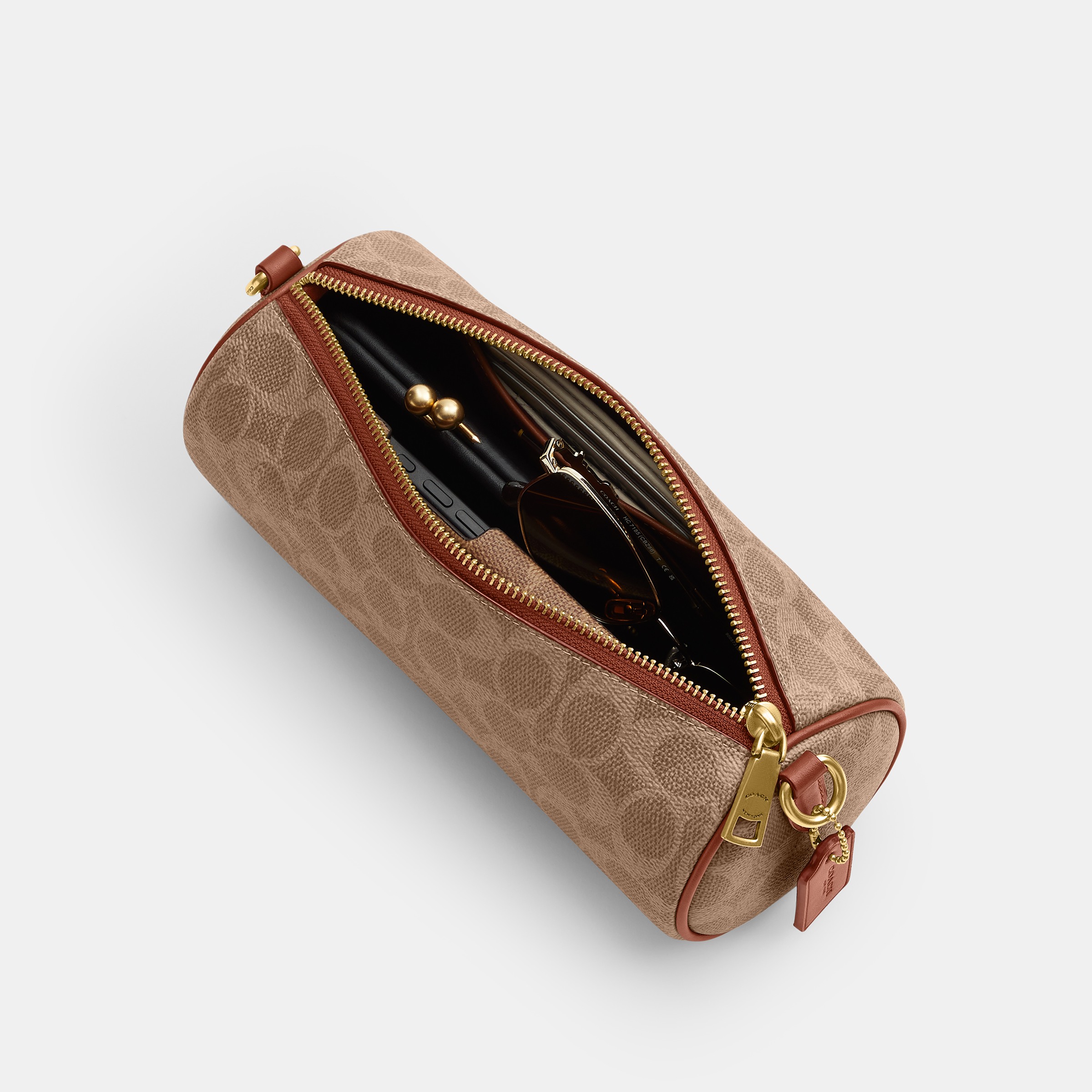 Barrel Bag In Signature Canvas