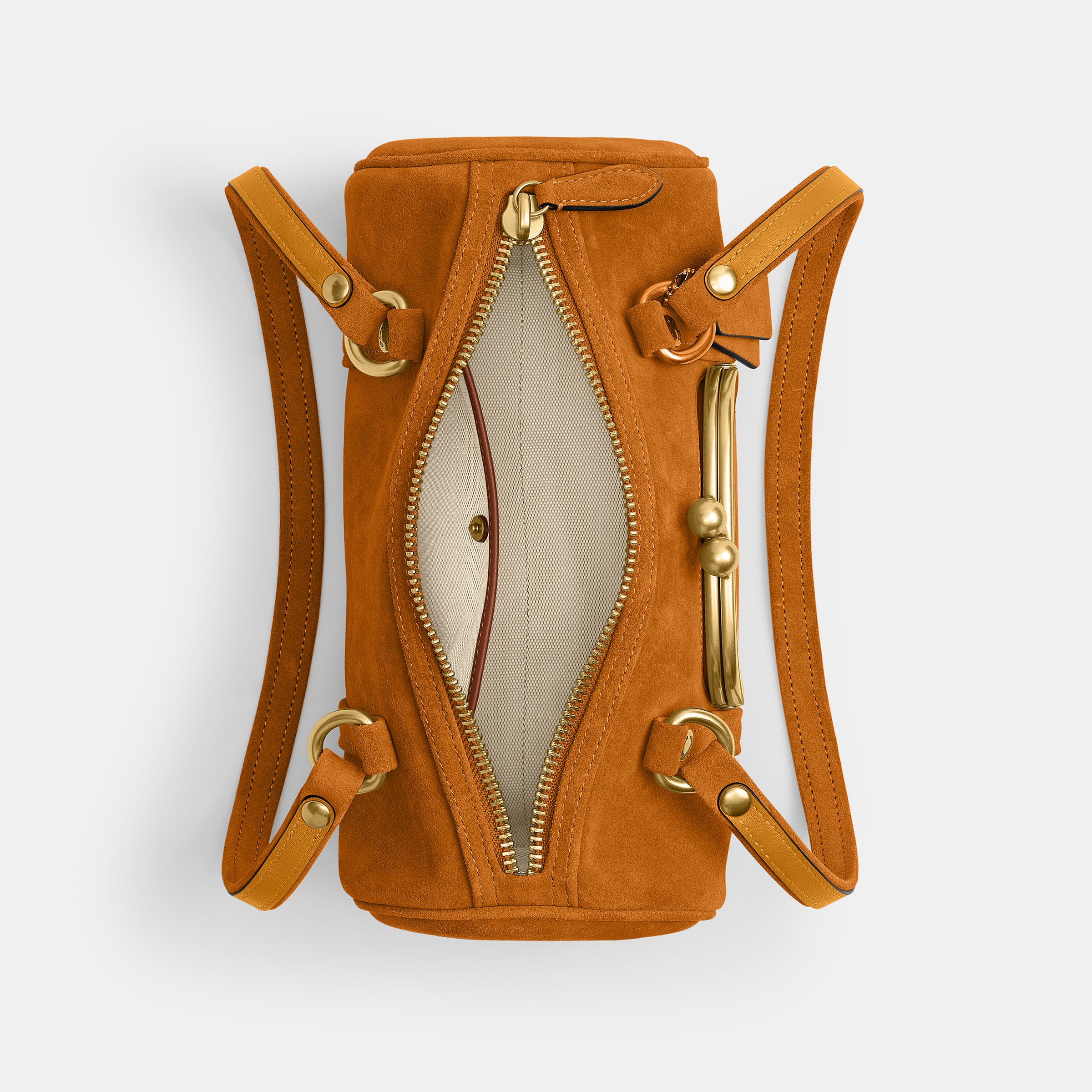 Kisslock Barrel Bag 28