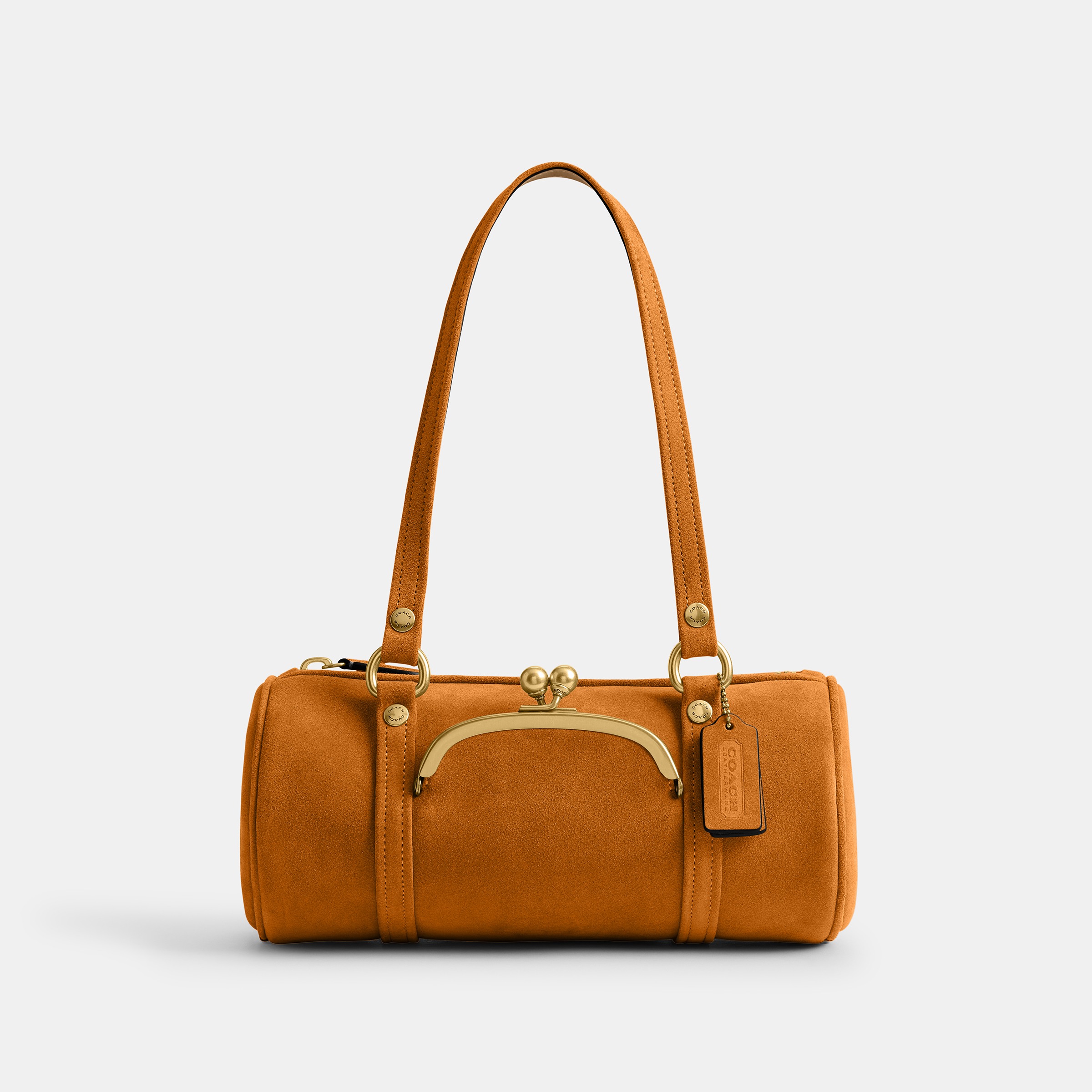 Kisslock Barrel Bag 28