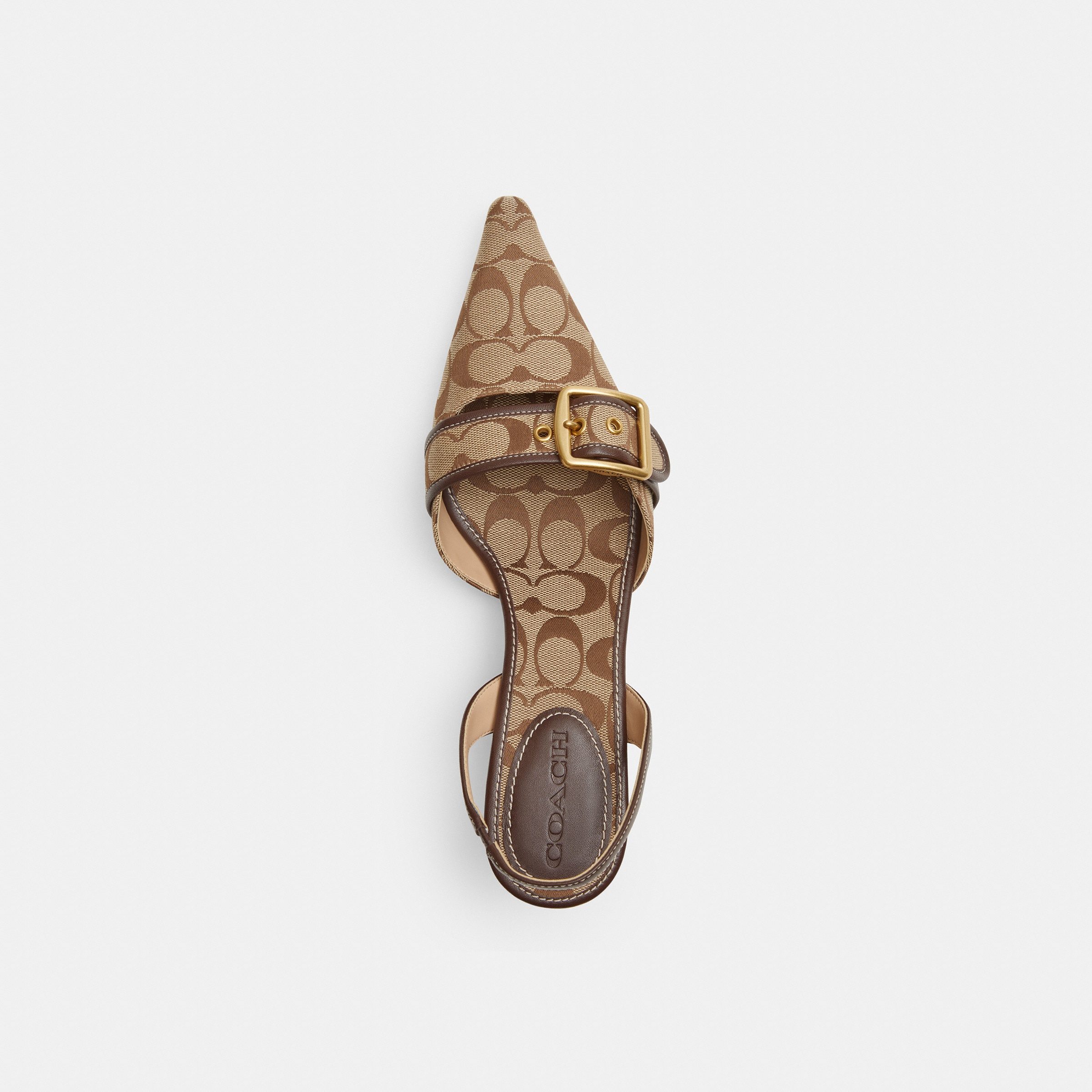 Margot Slingback In Signature Sateen Jacquard