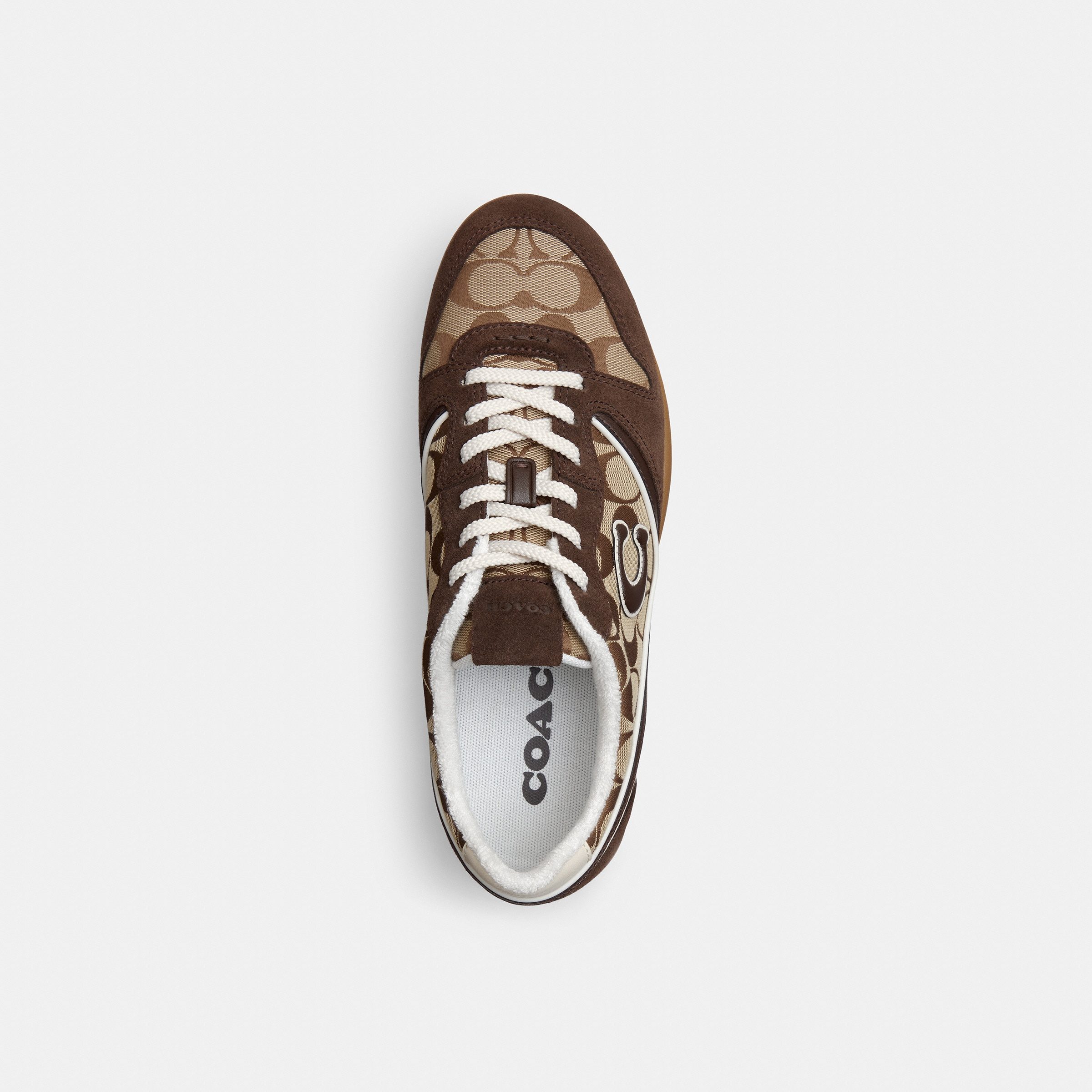 Track Sneaker In Signature Jacquard