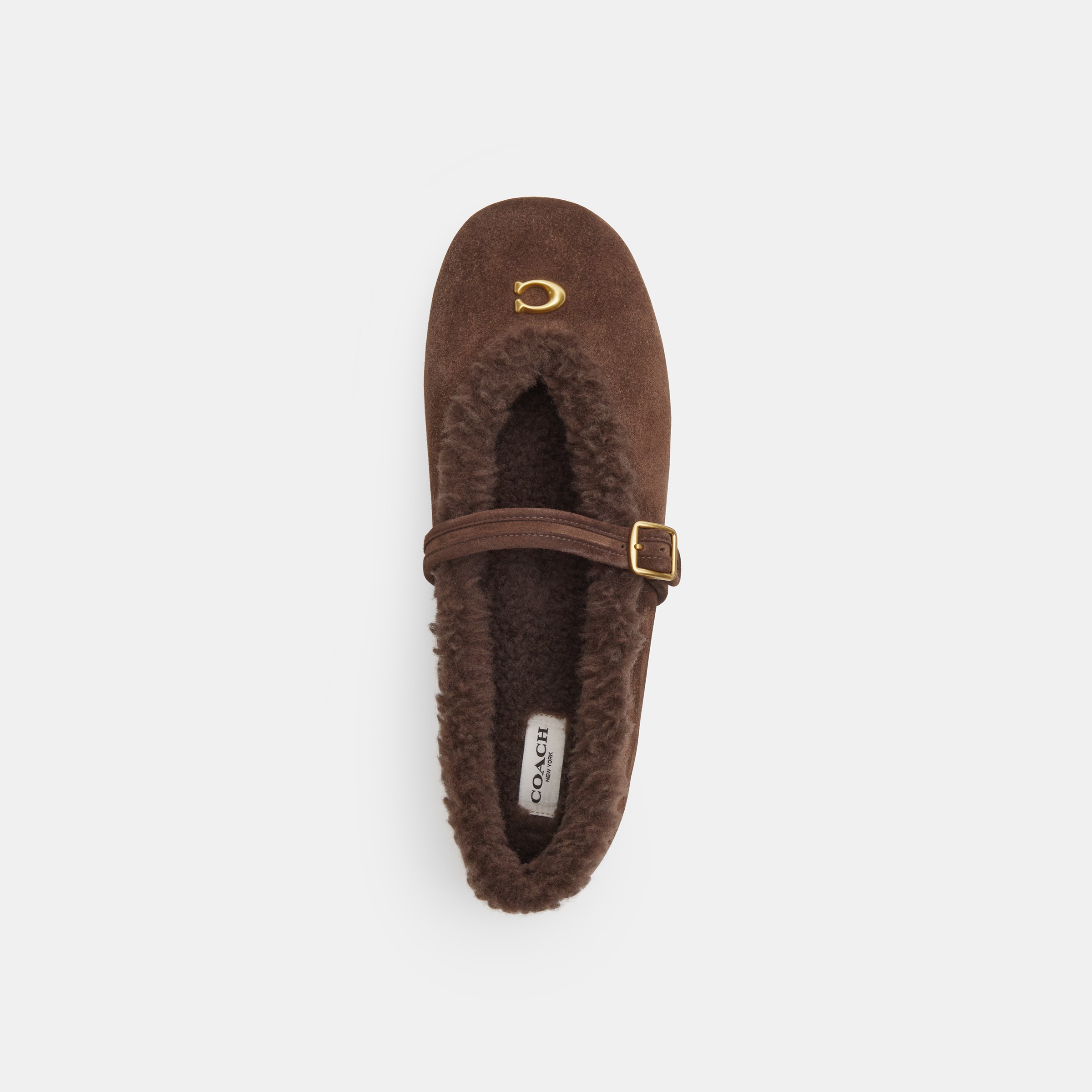 Sculpted C Mary Jane In Shearling