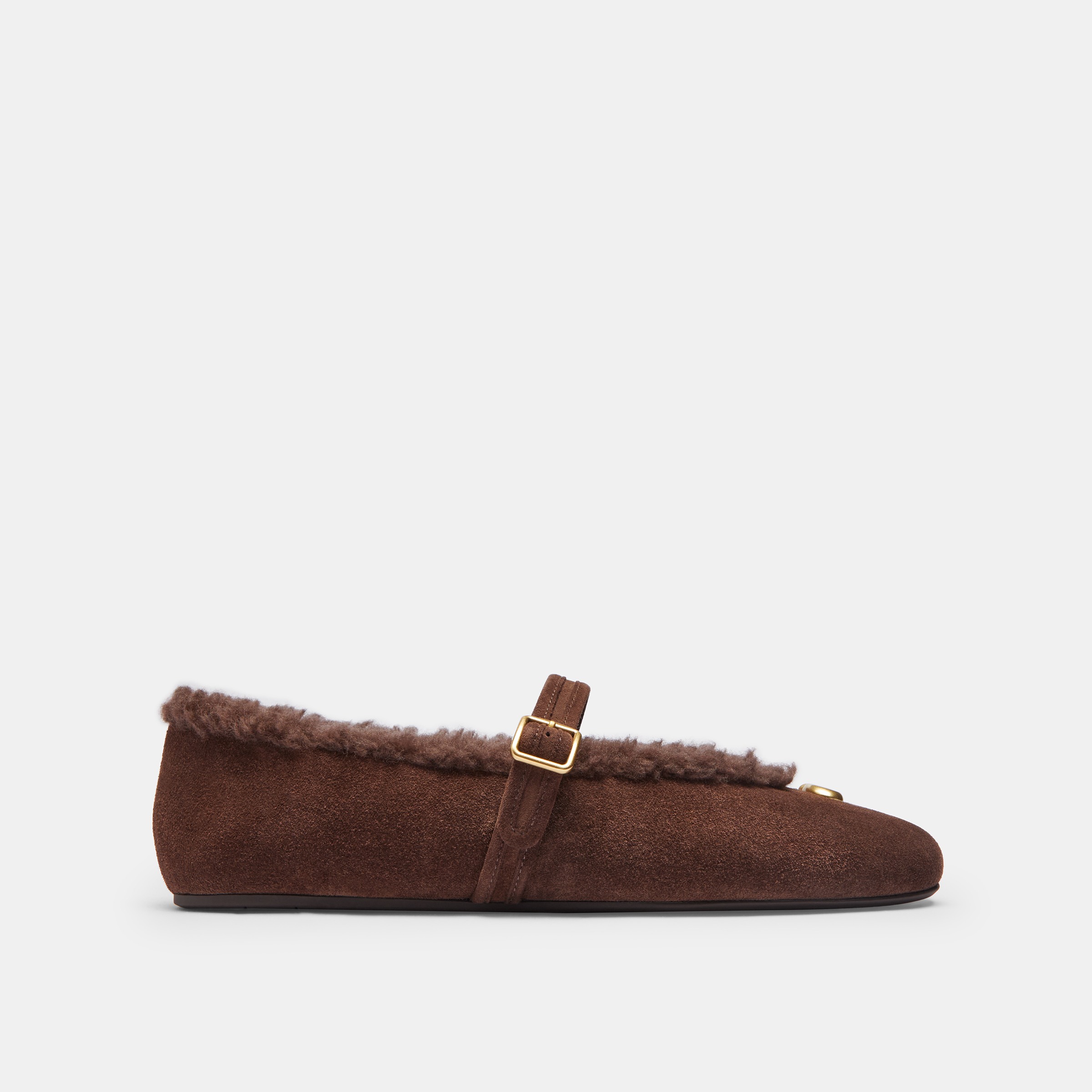 Sculpted C Mary Jane In Shearling