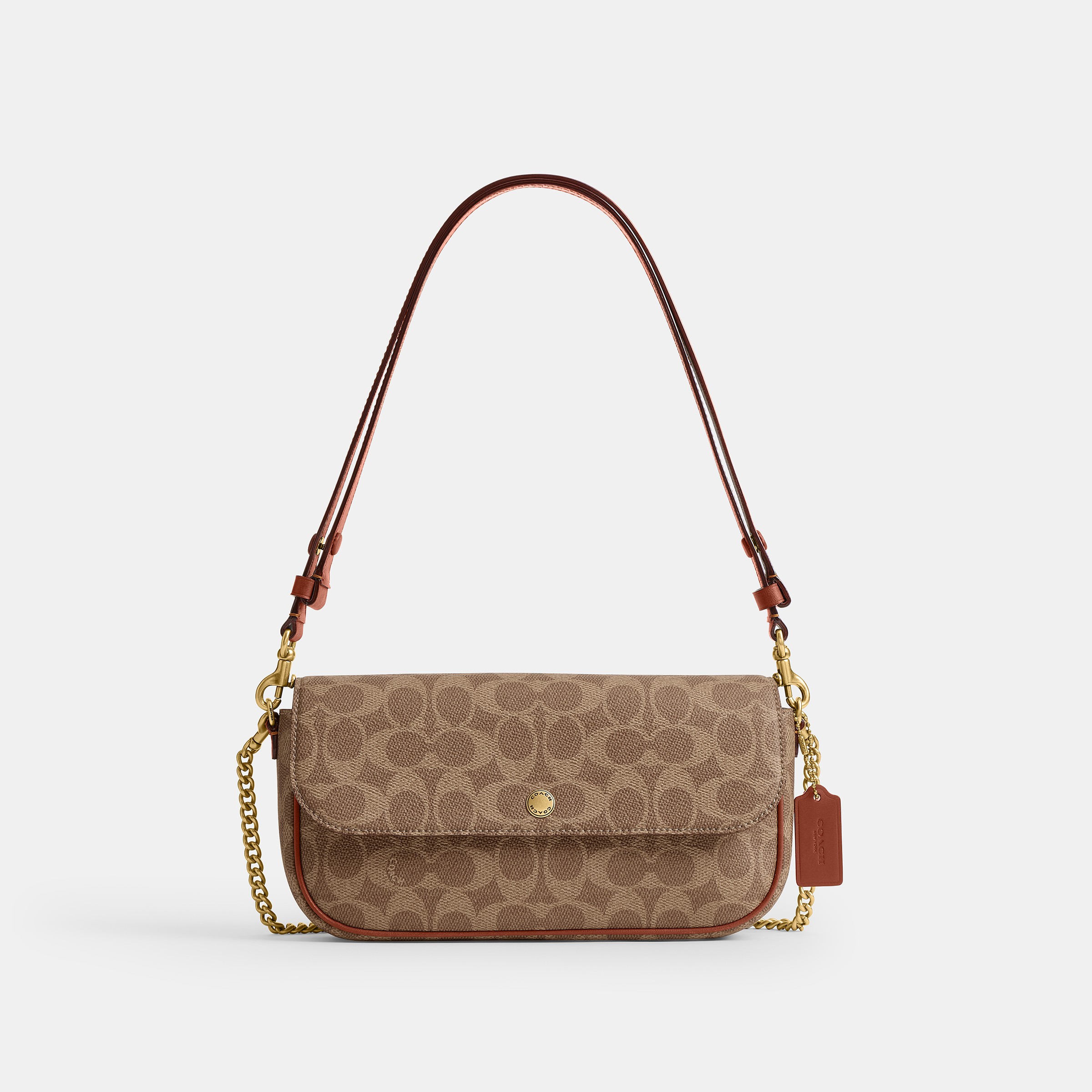 Brook Flap Chain Bag In Signature