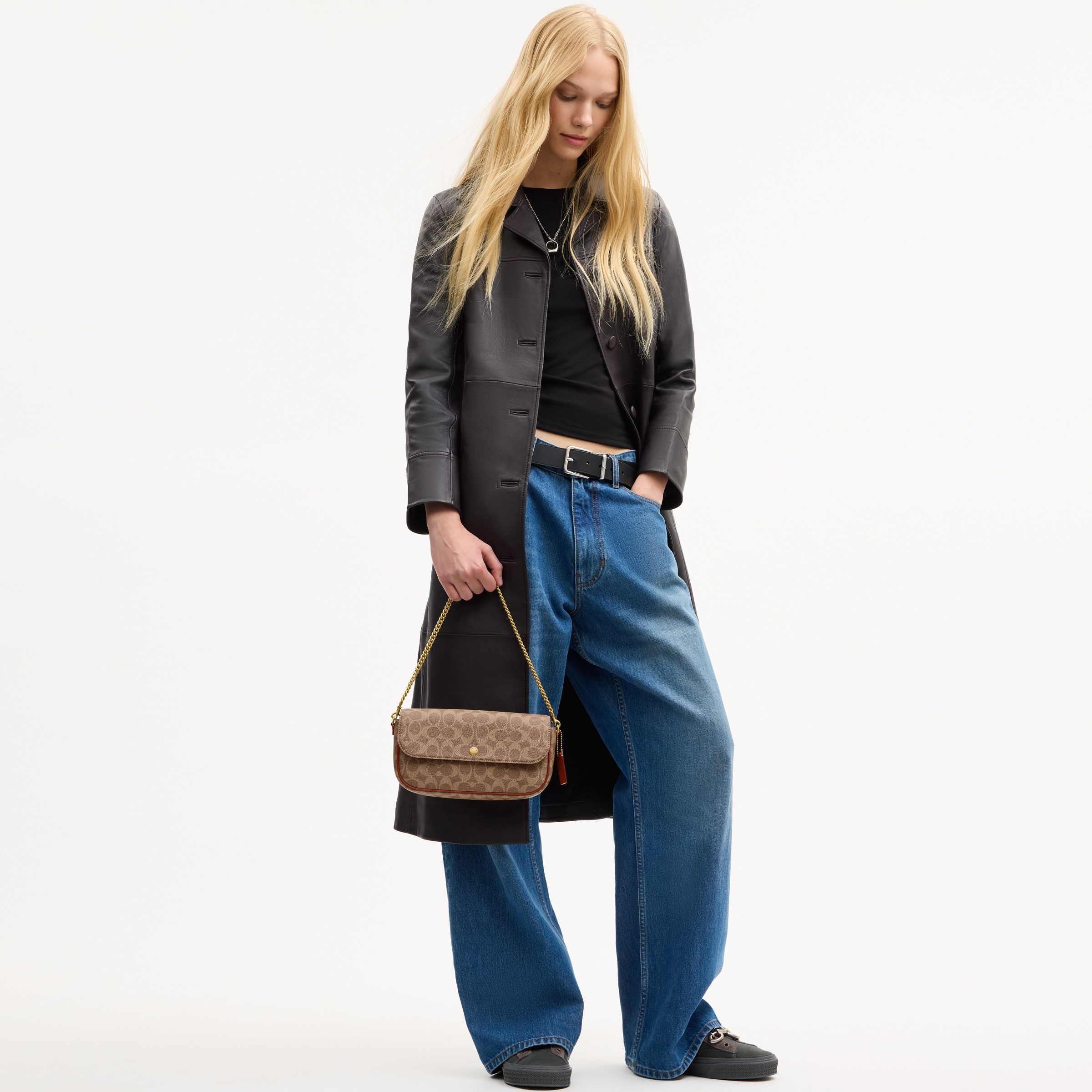 Brook Flap Chain Bag In Signature