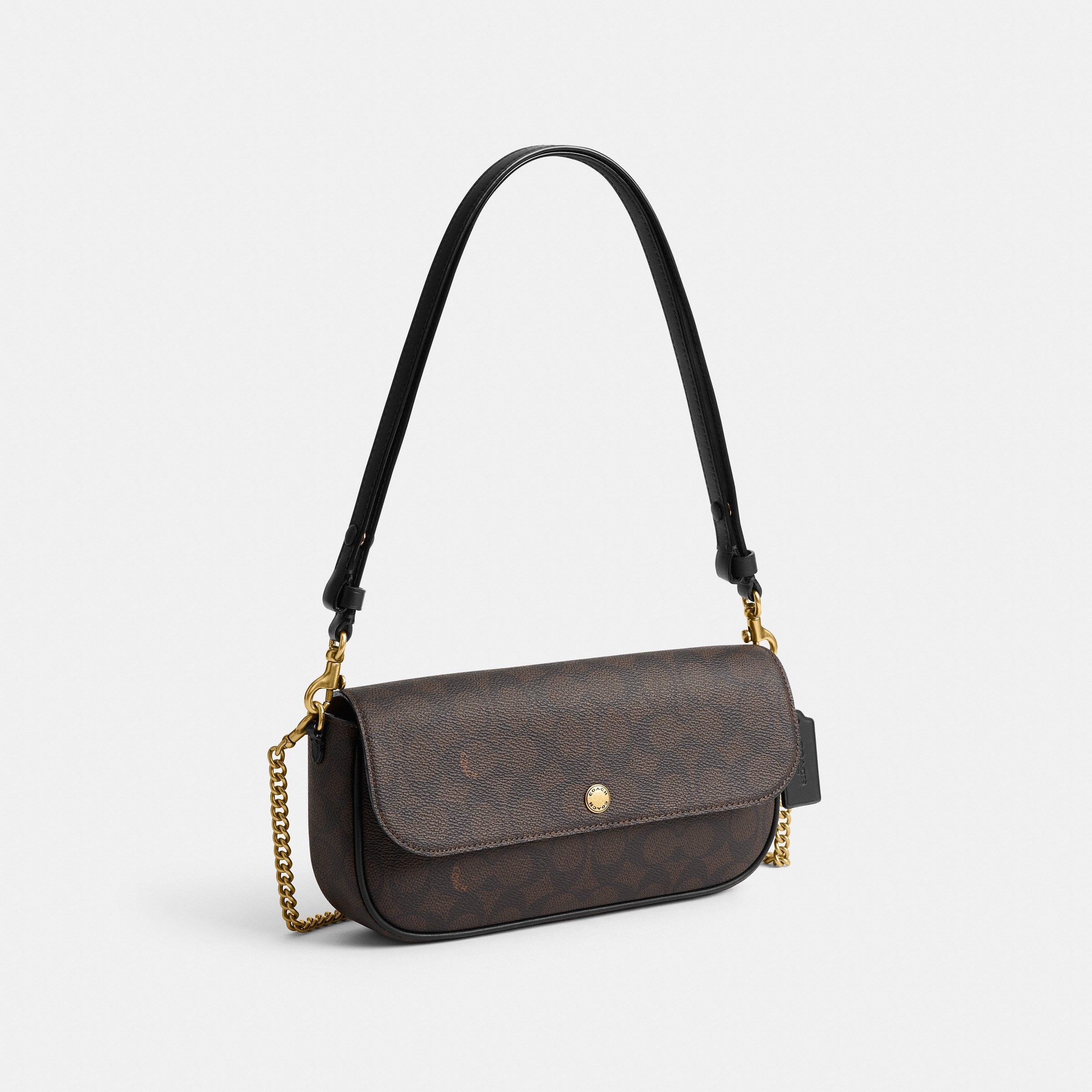 Brook Flap Chain Bag In Signature UpcraftedLeather