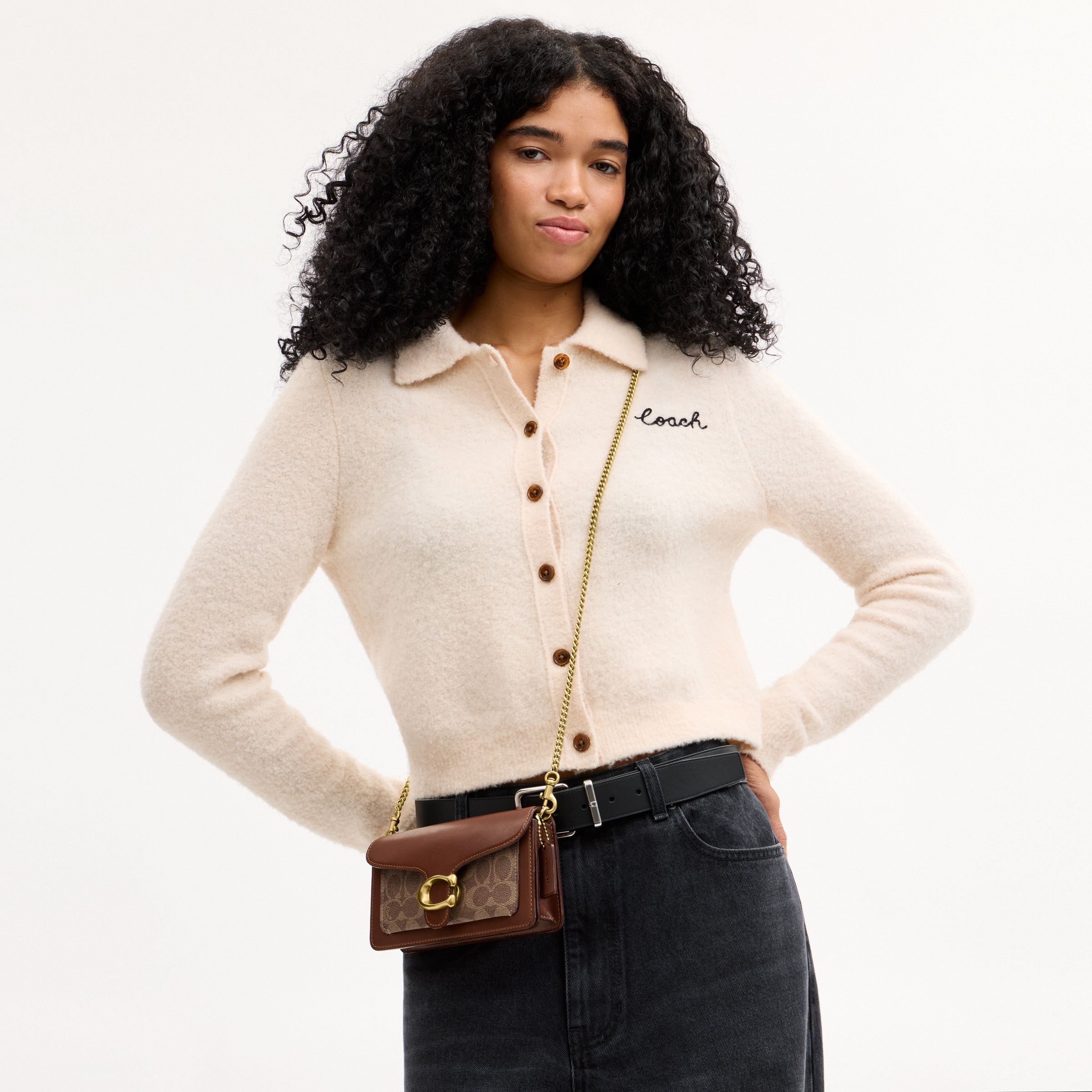 Tabby Chain Crossbody Bag 19 In Signature UpcraftedLeather