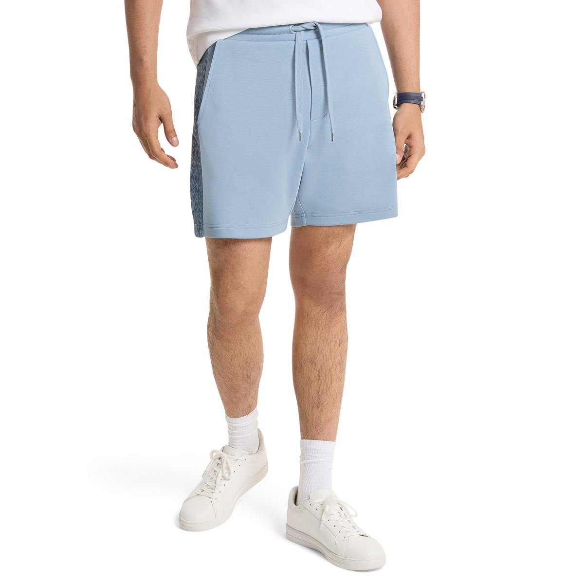 Logo Tape Cotton Blend Shorts