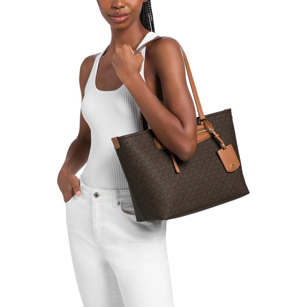 Jet Set Travel Medium Signature Logo Tote Bag