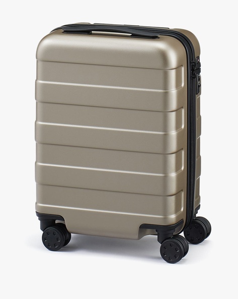 Free adjustable handle Hard carry-on suitcase (20L) Beige