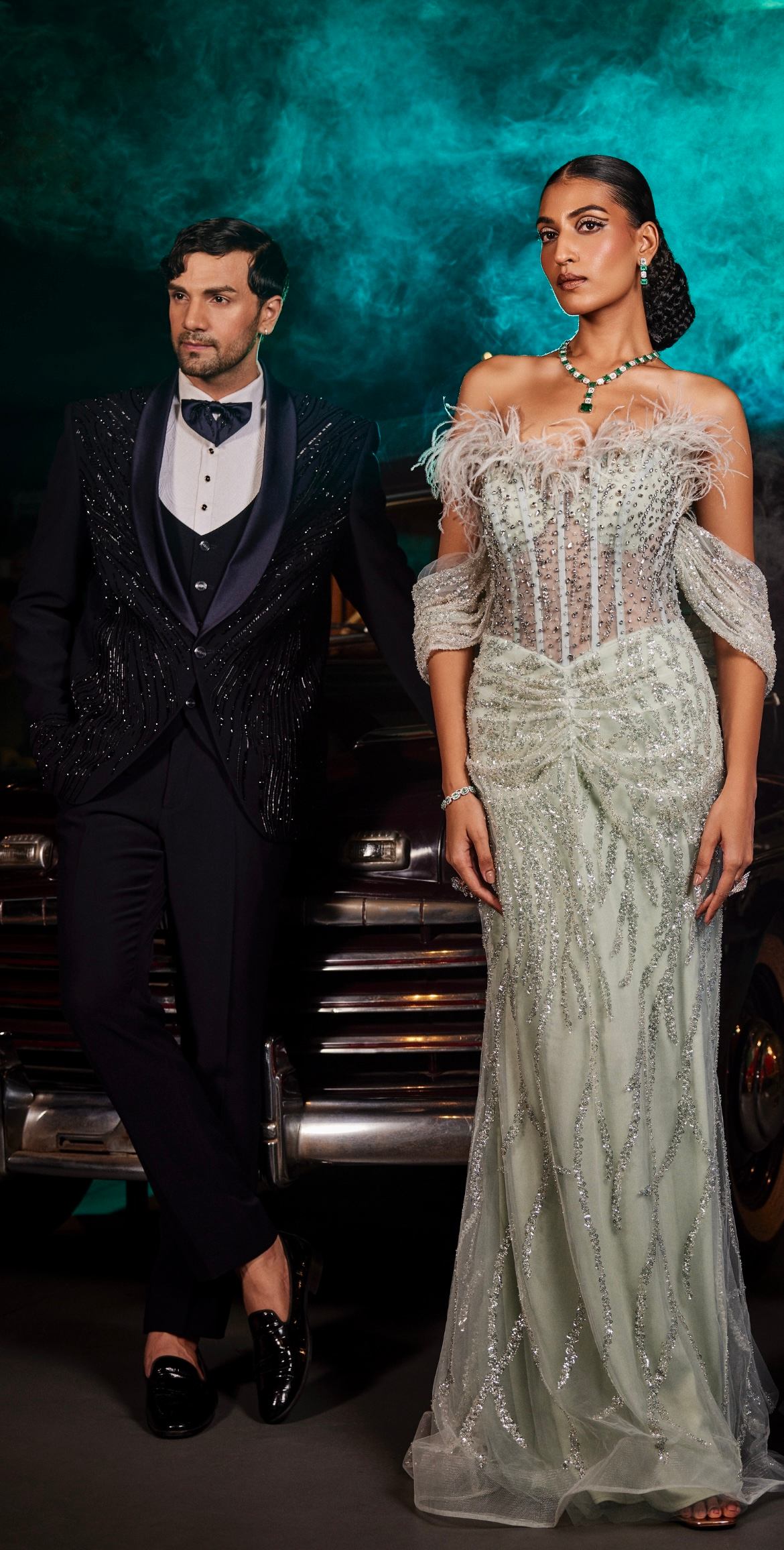 Mint Green Corset Gown
