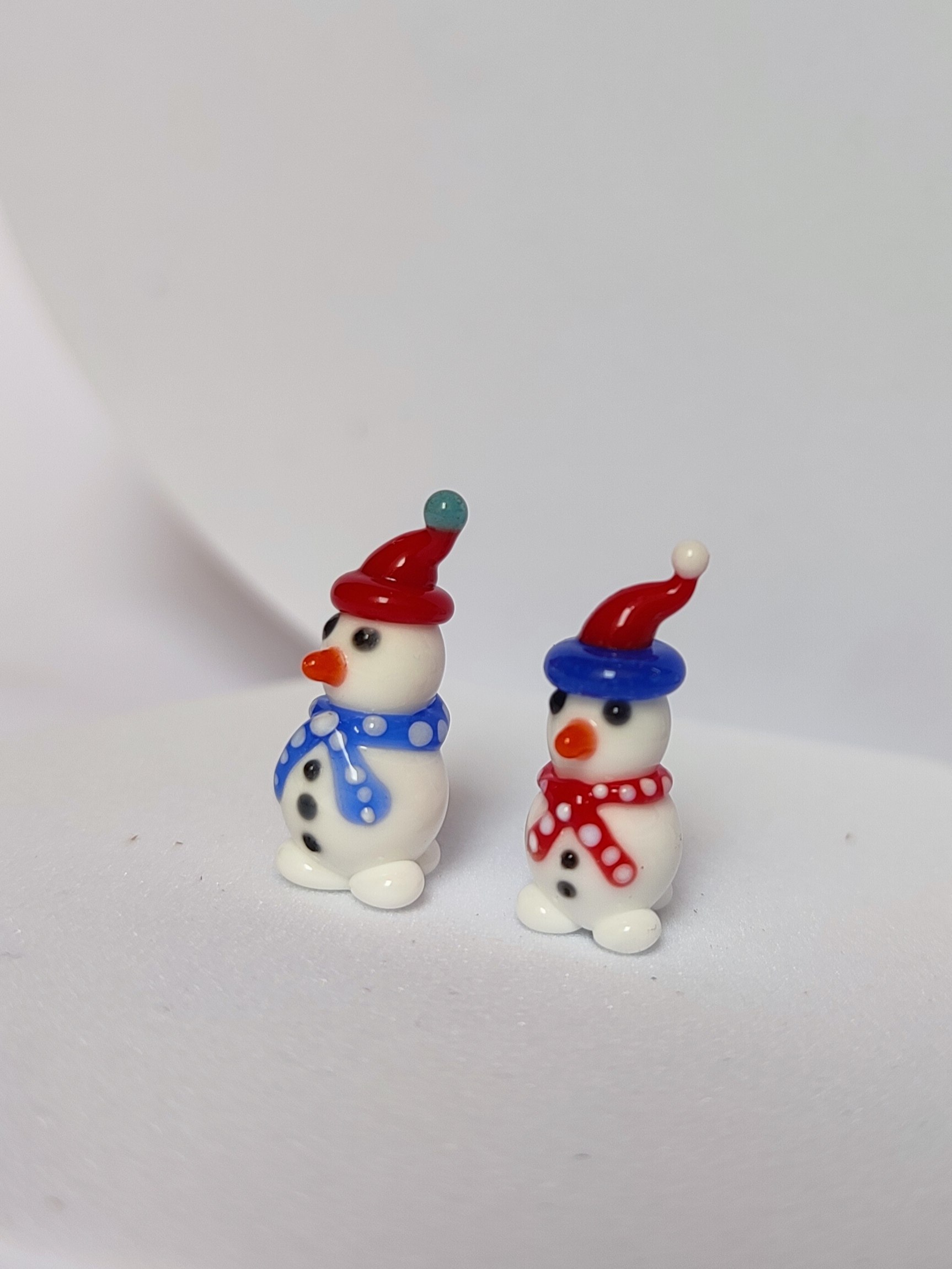 Glass Miniature snowman