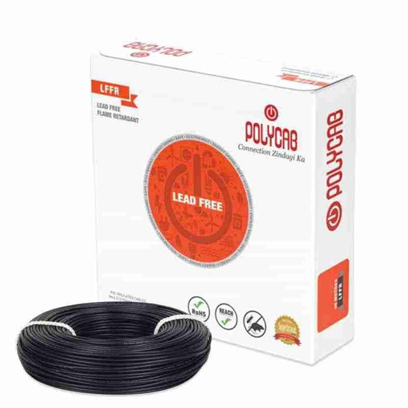 POLYCAB OPTIMA 1C_FR LF | Flexible | 90m | Black