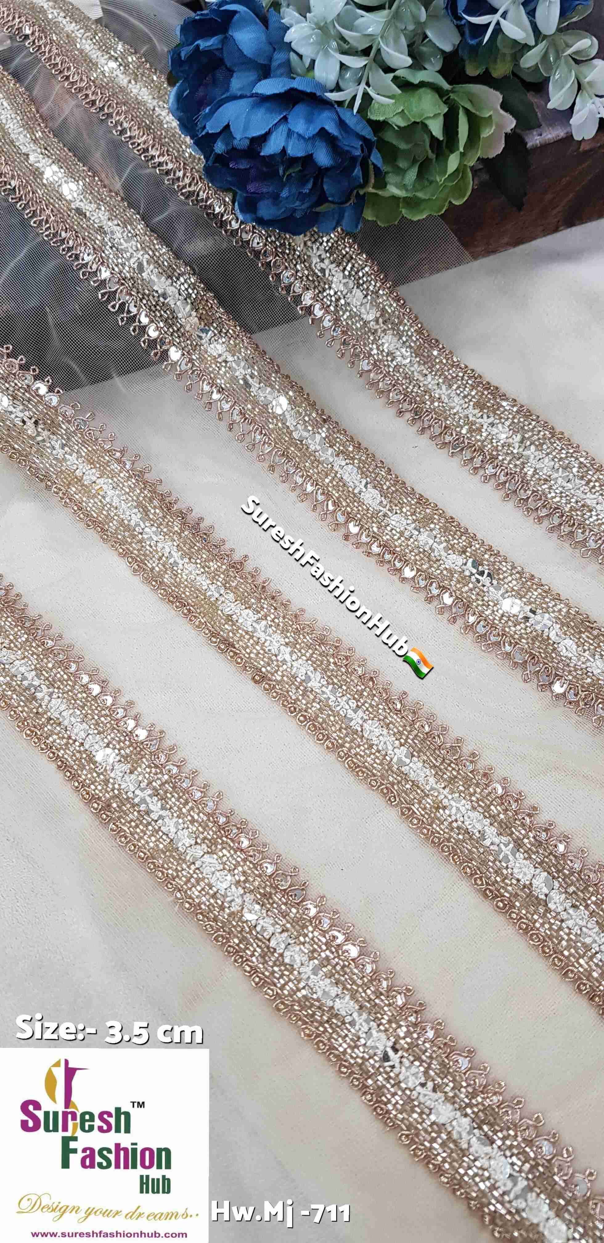  Sabyasachi-Inspired Cream Knot Elegance Lace