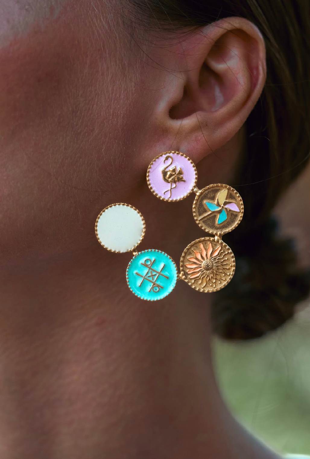 Nostalgic Charm Hoops