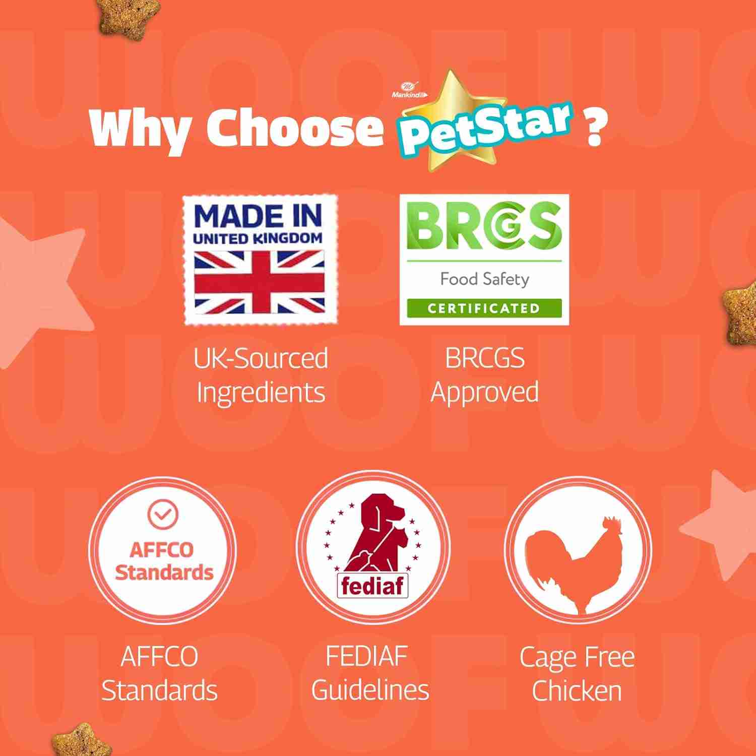 Petstar Milk and Wheat Puppy Dog Dry Food, 3 kg