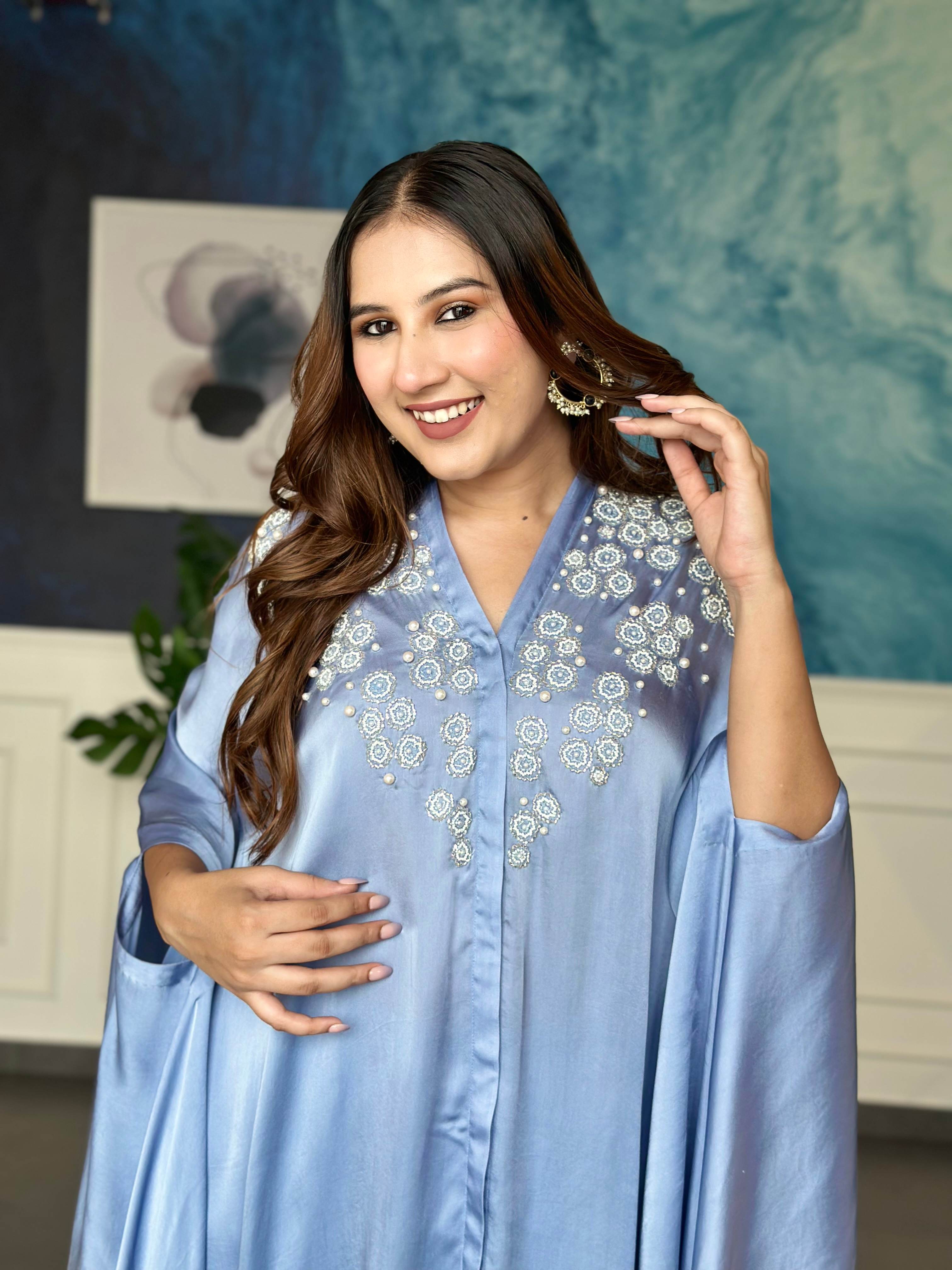Cape style kaftan set