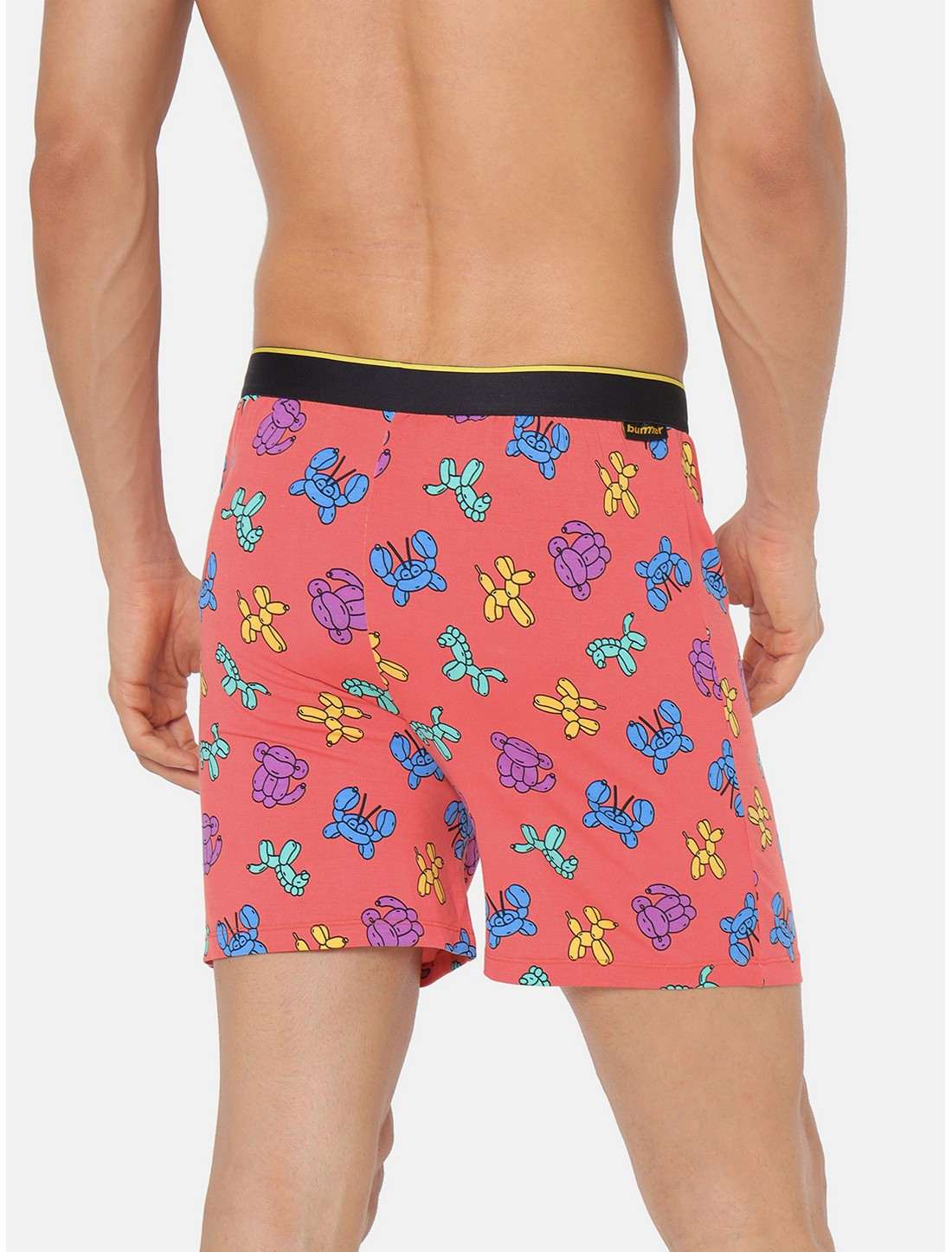 Bummer Deja Vu White Printed Modal Boxer for Men