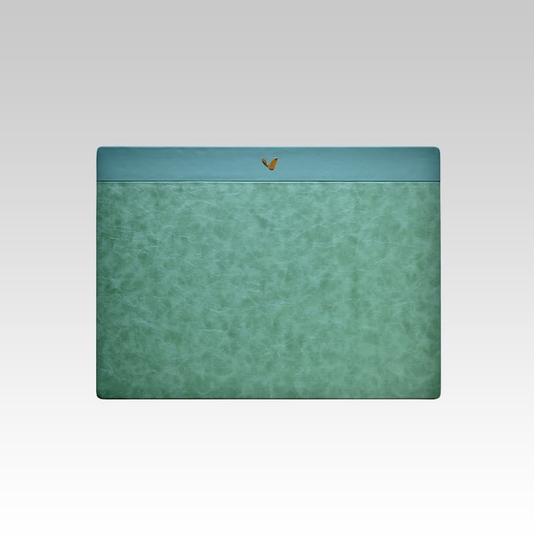 22x16 Inches Rigid Desk Blotter Plus | Moderno | Sea Green