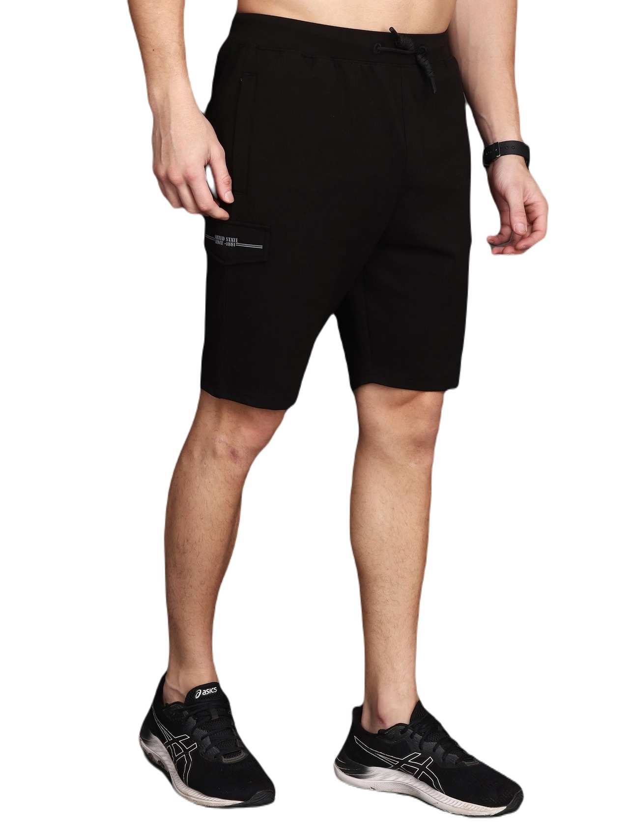 ALBION MENS 5-Black SHORTS