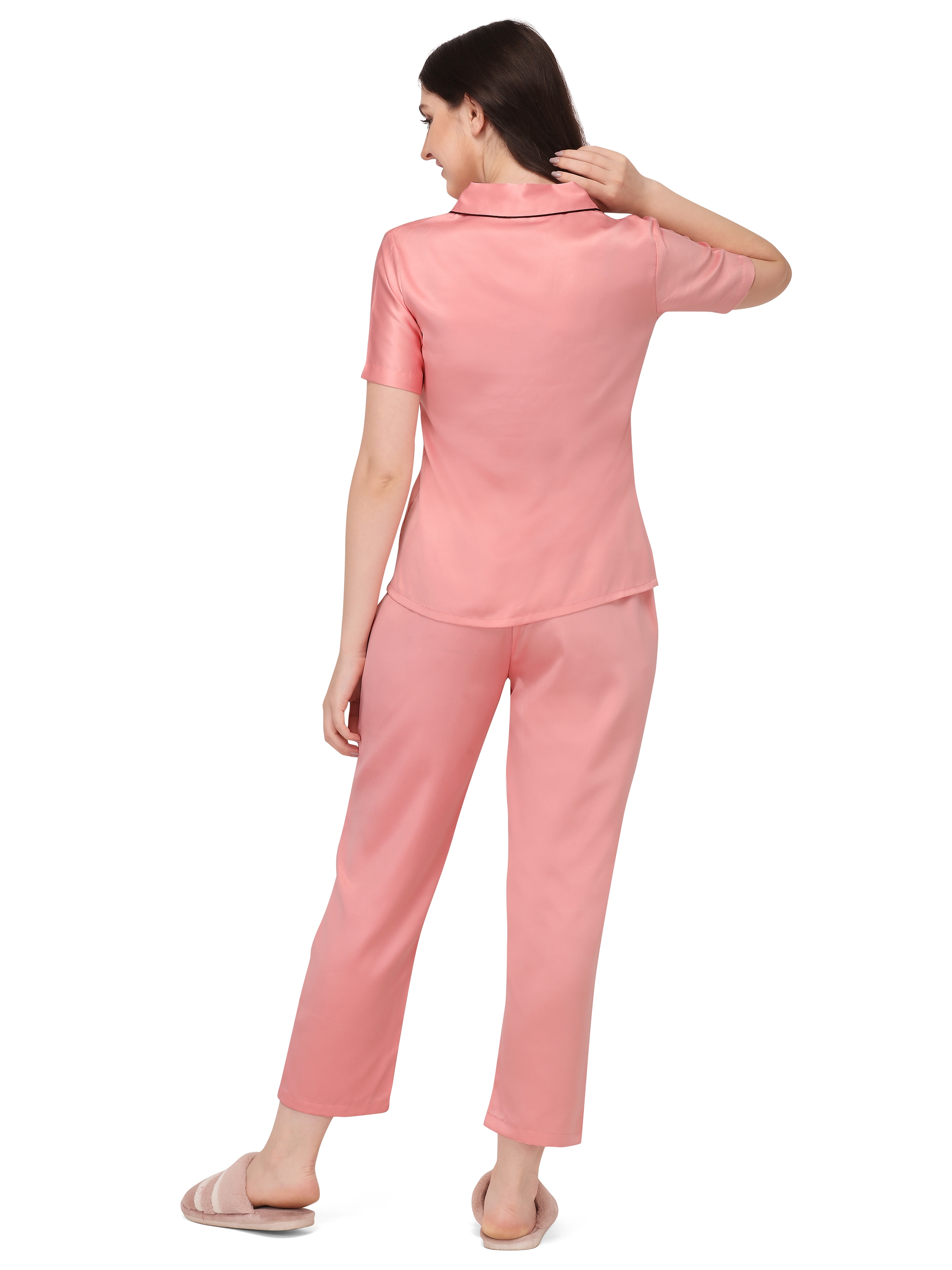Buy Light Pink Color Block Cotton Tunic with Pants  Set of 2   SS230164EKAV1  The loom