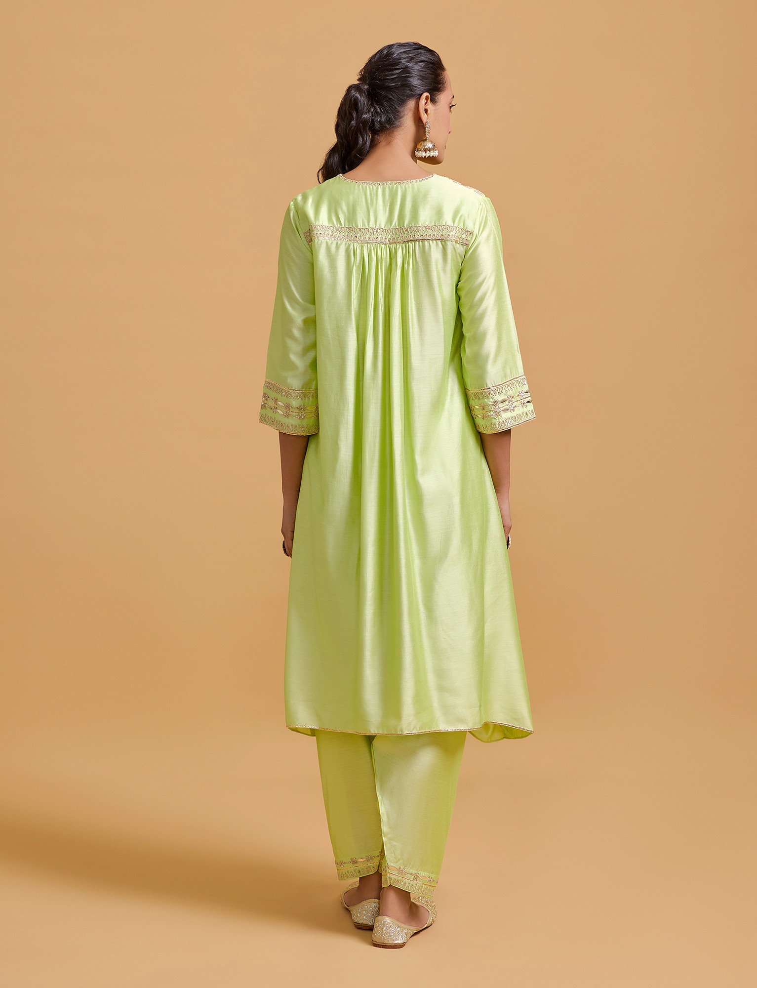 Zeenat Pista Kurta Salwar Set