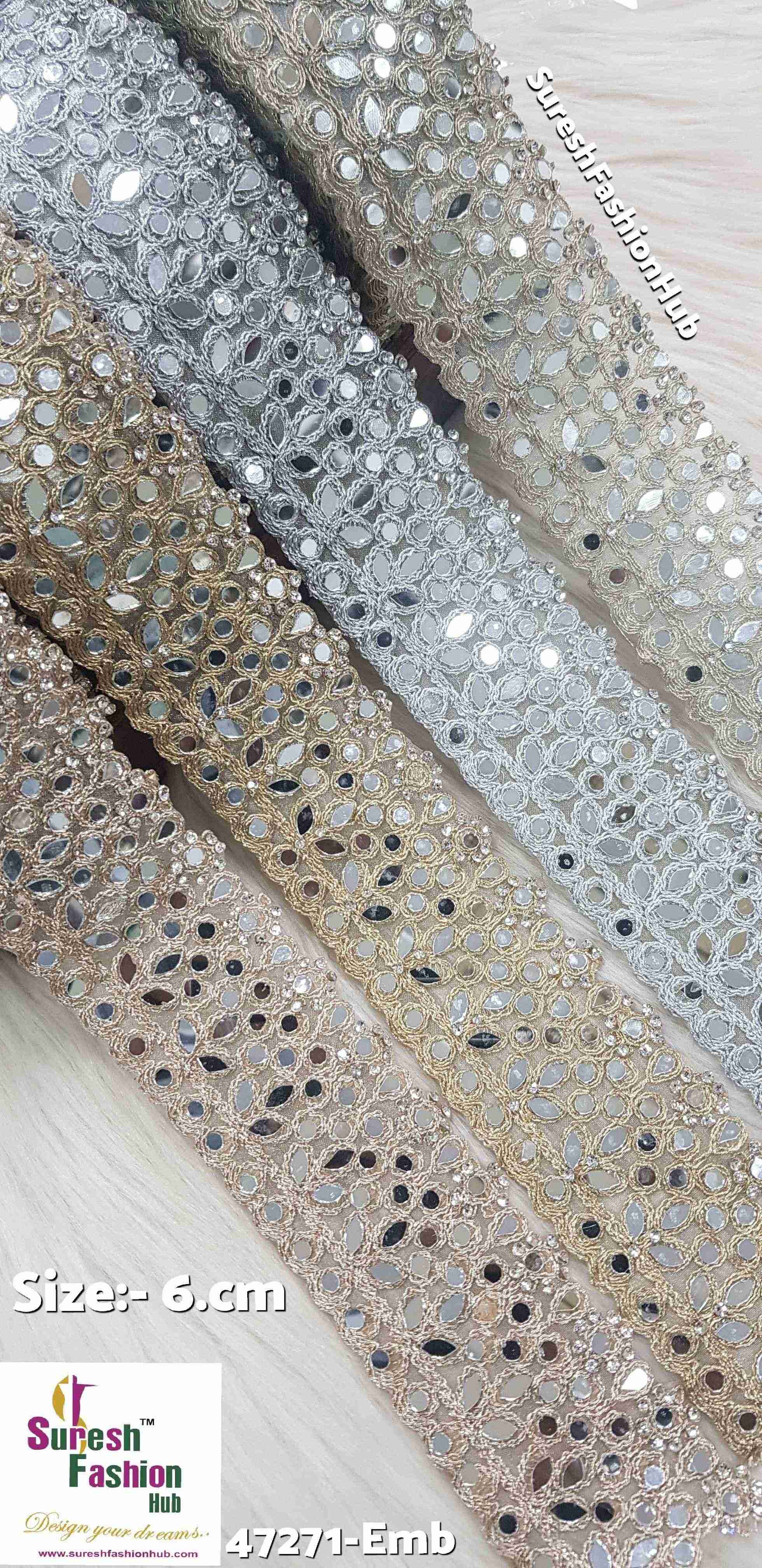  Water Gold Celestial Mirror Lace*