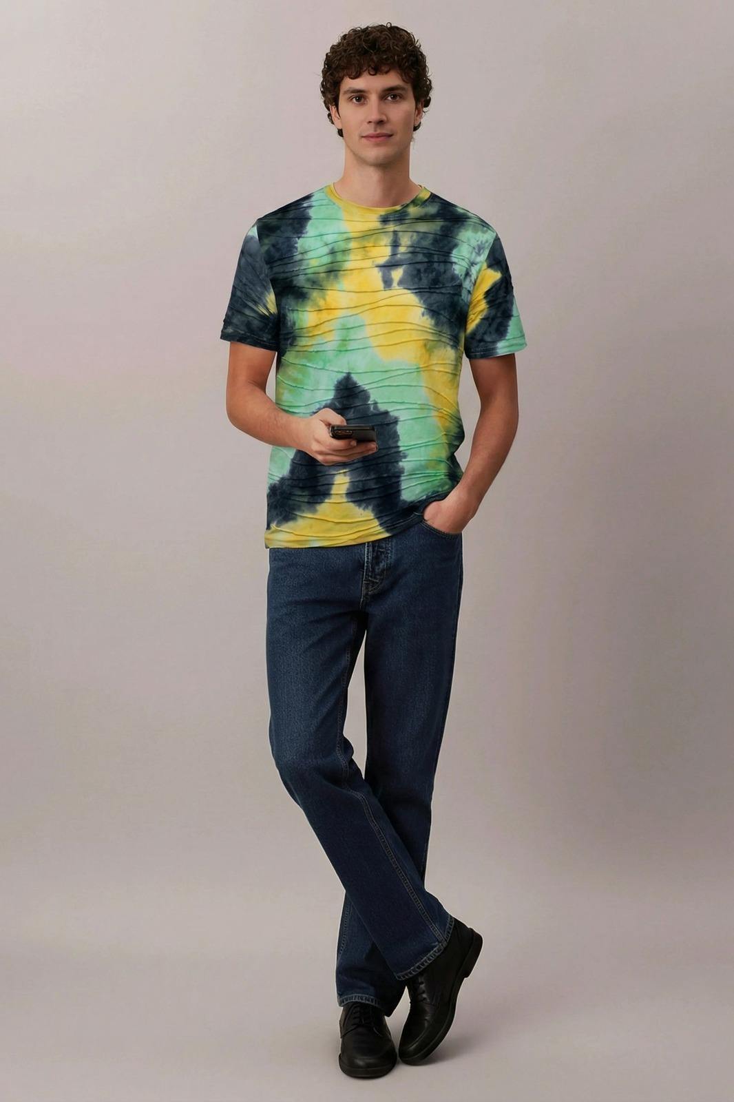 Albion Men's Premium Tie-Dye Summer Casual T-Shirt