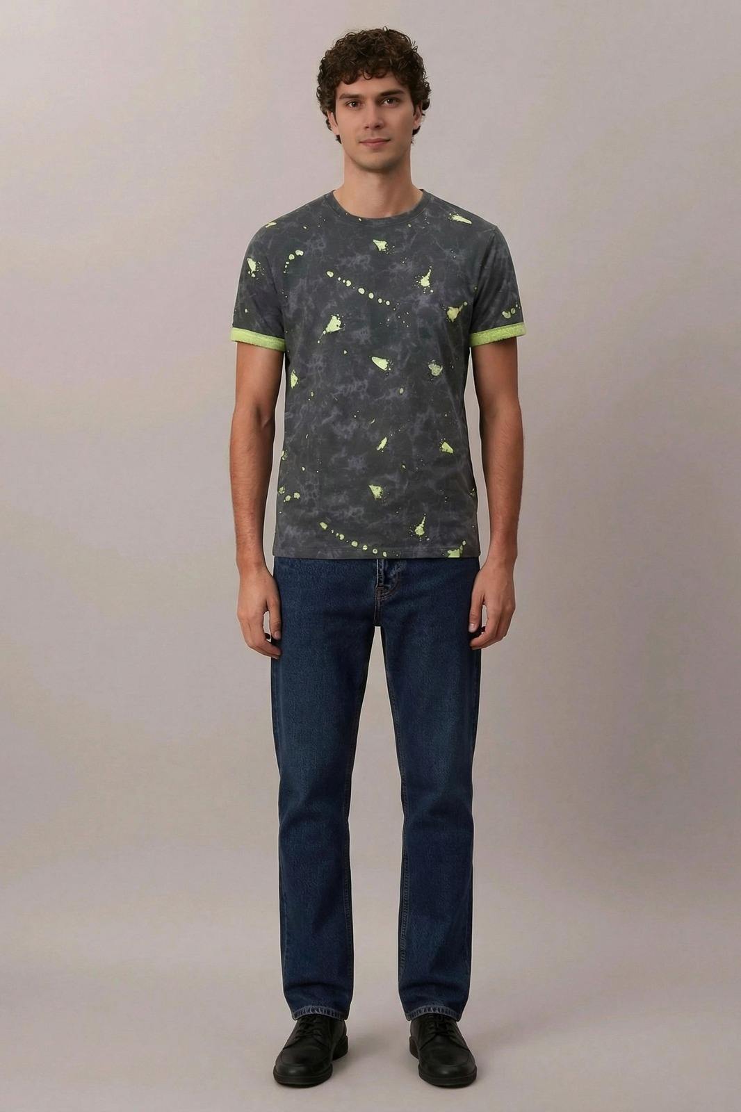 Albion Men’s Trendy Graphic Print Streetwear T-Shirt