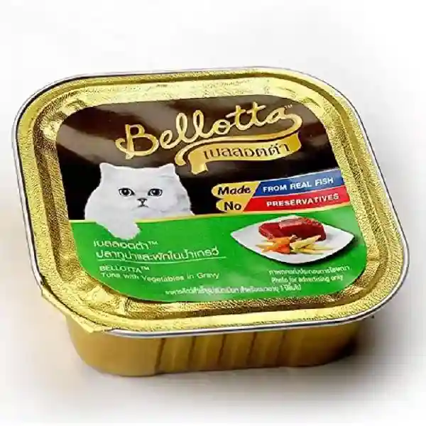 Bellota Tuna Veg Gravy Wet Cat Food, 80g