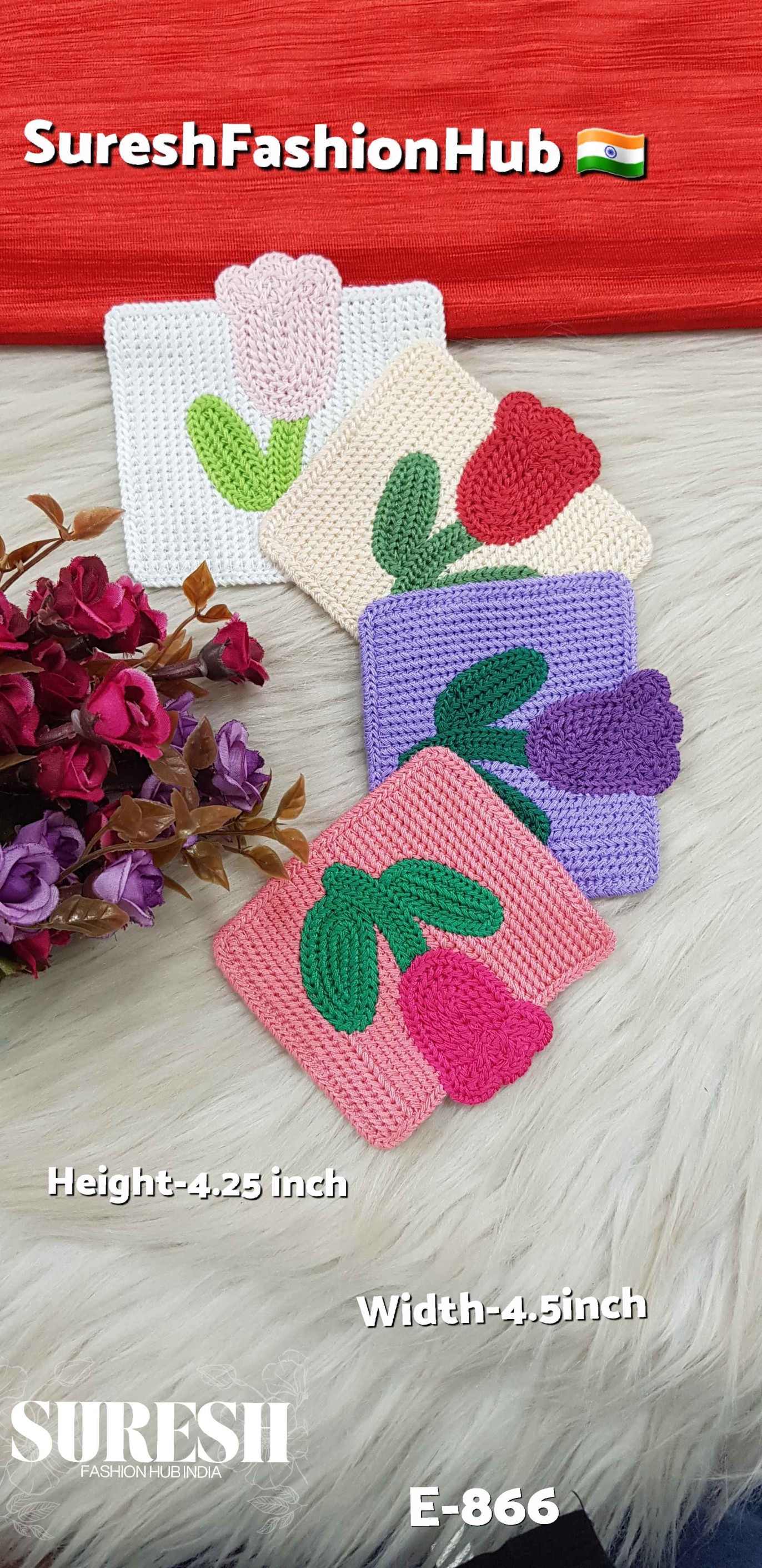 Elegant Bloom Embroidered Patch – White – E-866