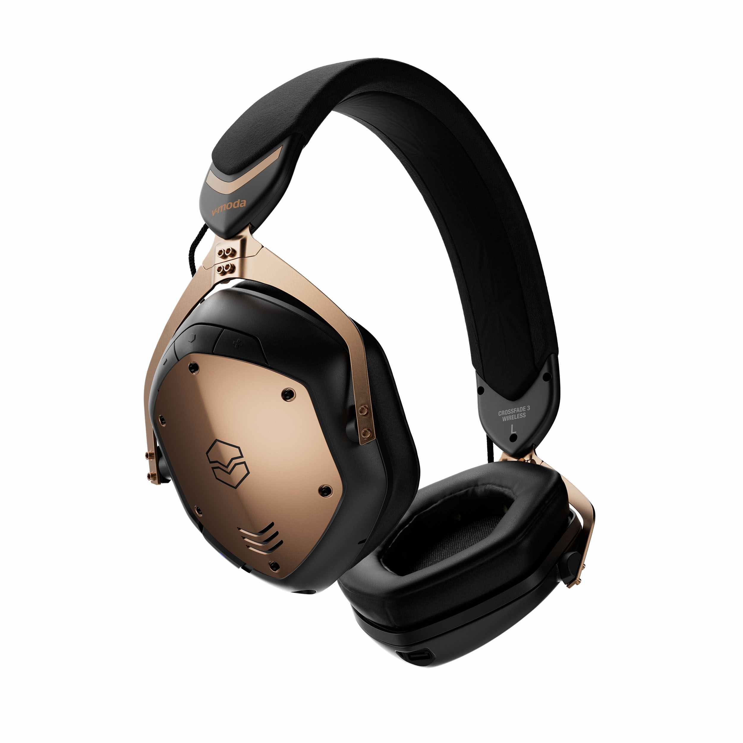 Roland V-MODA Crossfade 3 Wireless Over-Ear Headphones with Hi-Res Audio (Bronze Black)