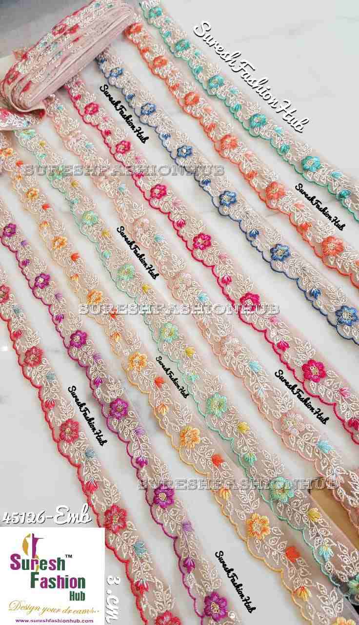 Indian Laces Embellishments Embroidery Saree Border  Wholesale Silk Crafting Sewing Decorative Designer Ribbons #bohobagmaking #fedorahats  #minne  #lndianlaces  #Sareeborder #アニー都城  #pasamanerías #pasamaneriasbordadas #Embellishments #可愛いマスク  #Embroiderytrimmings #アクセサリーパーツ #インドレース #homedecorating #galonesimportados #