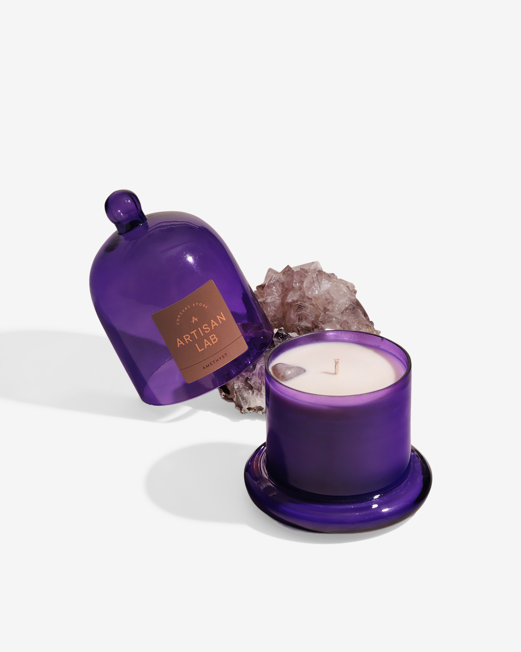 Amethyst Candle