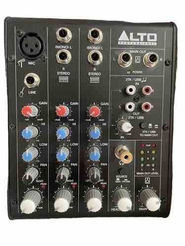 Alto Professional Truemix 500 5-Channel Analog Mixer with USB Audio Interface for Podcasting and Recording 2