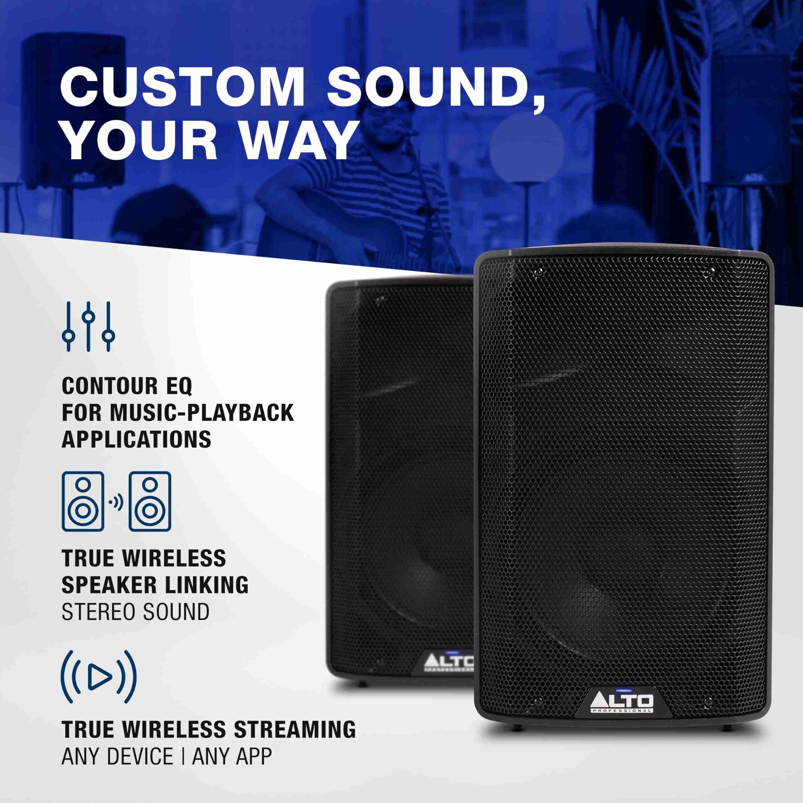 Alto TX410 10-Inch 350W Active PA Speaker with Bluetooth 5