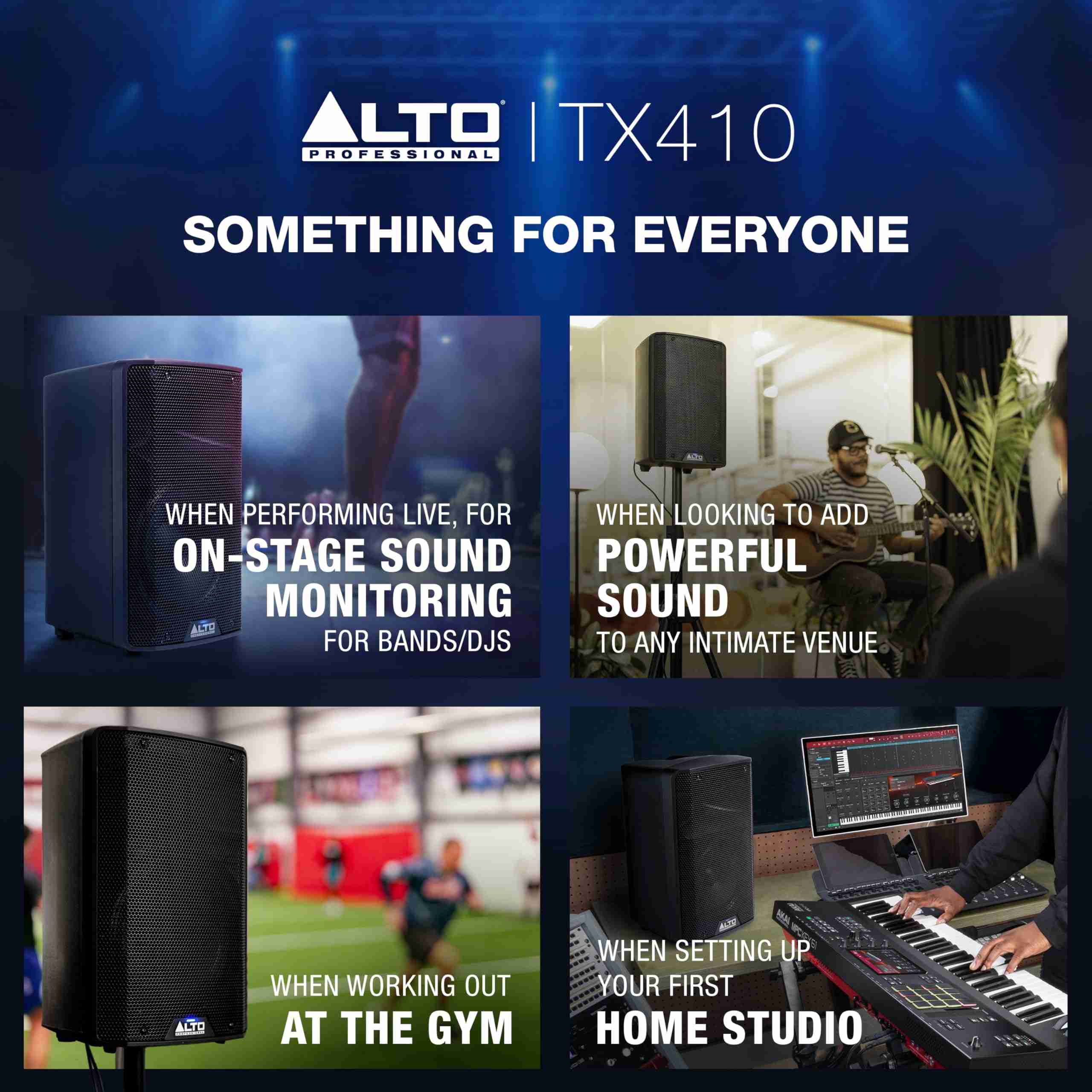 Alto TX410 10-Inch 350W Active PA Speaker with Bluetooth 8