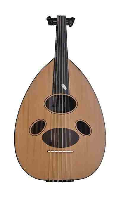 Zeriab C-i0+ Professional Iraqi Oud, 11-String Handcrafted Arabic Lute with Cedar Top 2